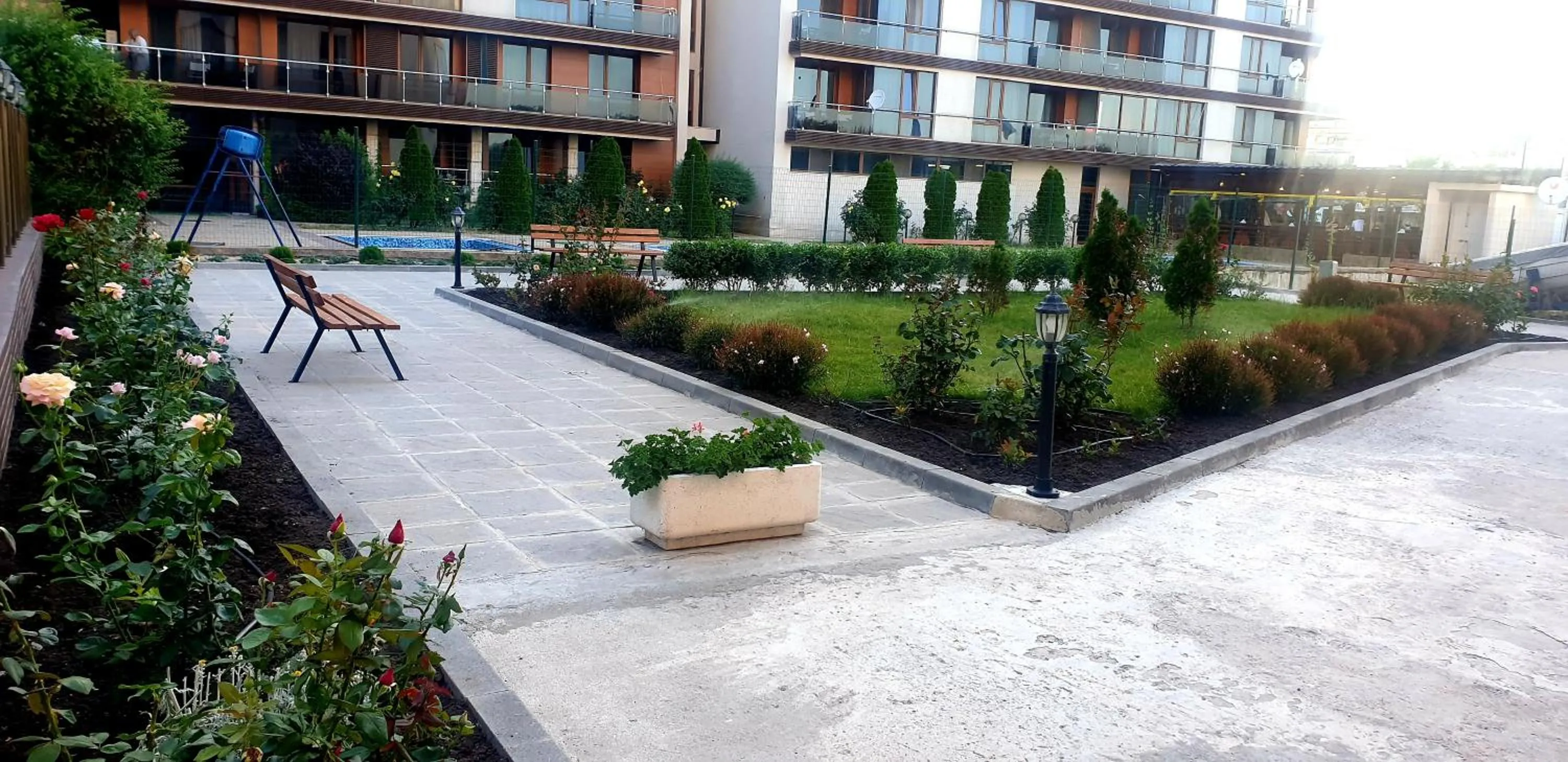 Garden in Apart Hotel Iglika