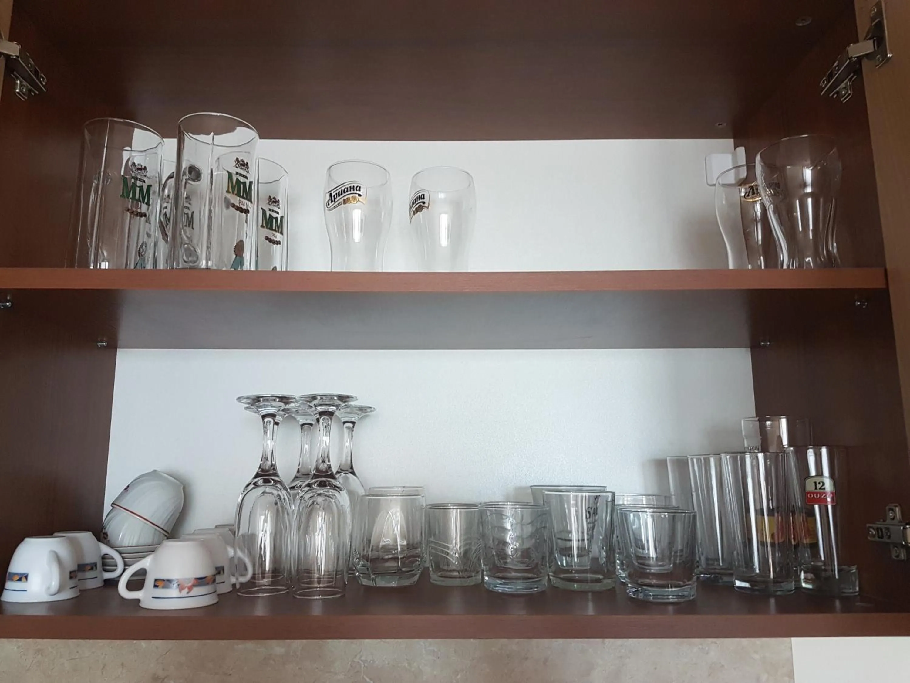 Kitchen or kitchenette in Apart Hotel Iglika