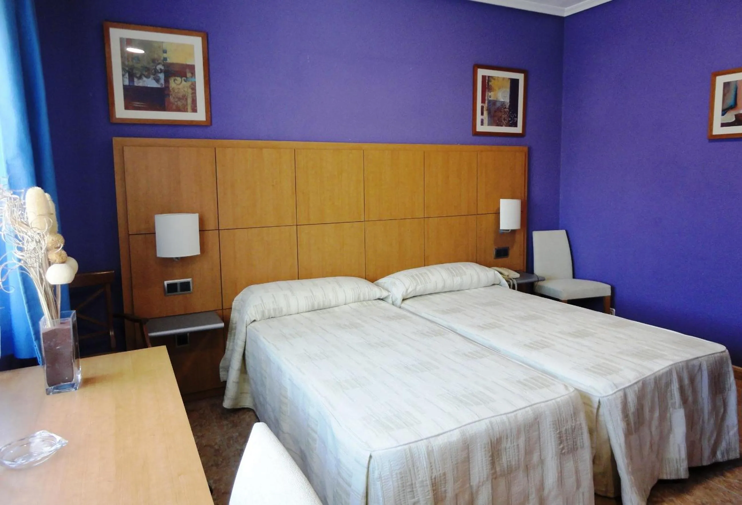 Bed in Hotel Mirador