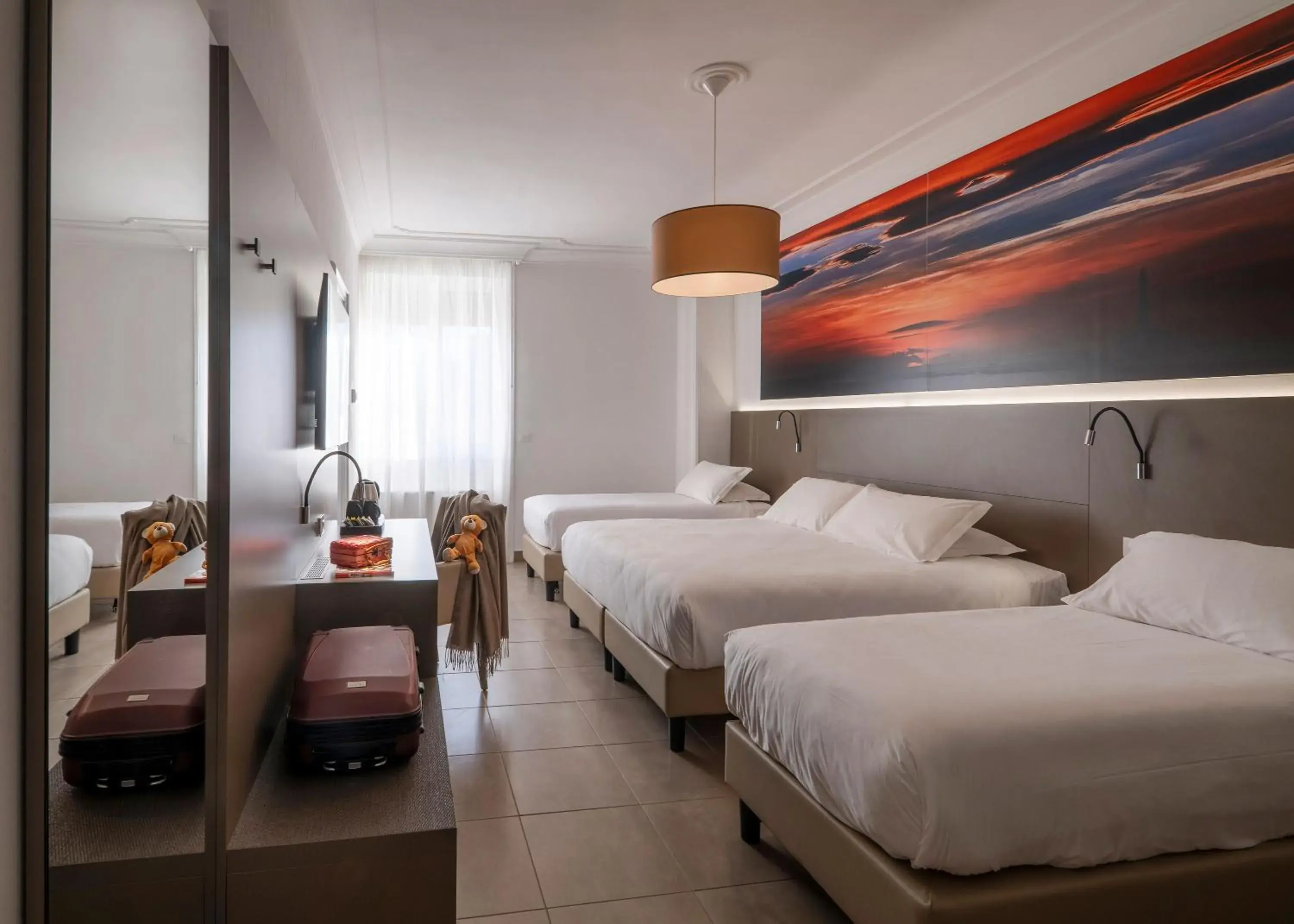 Bed in Hotel Delle Palme Bed in Hotel Delle Palme