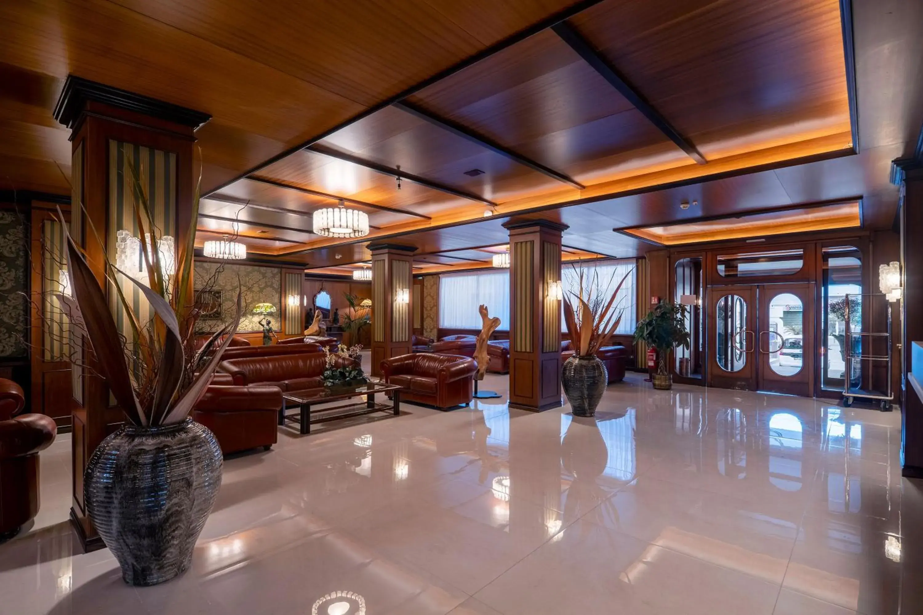 Lobby or reception in Hotel Delle Palme Lobby or reception in Hotel Delle Palme