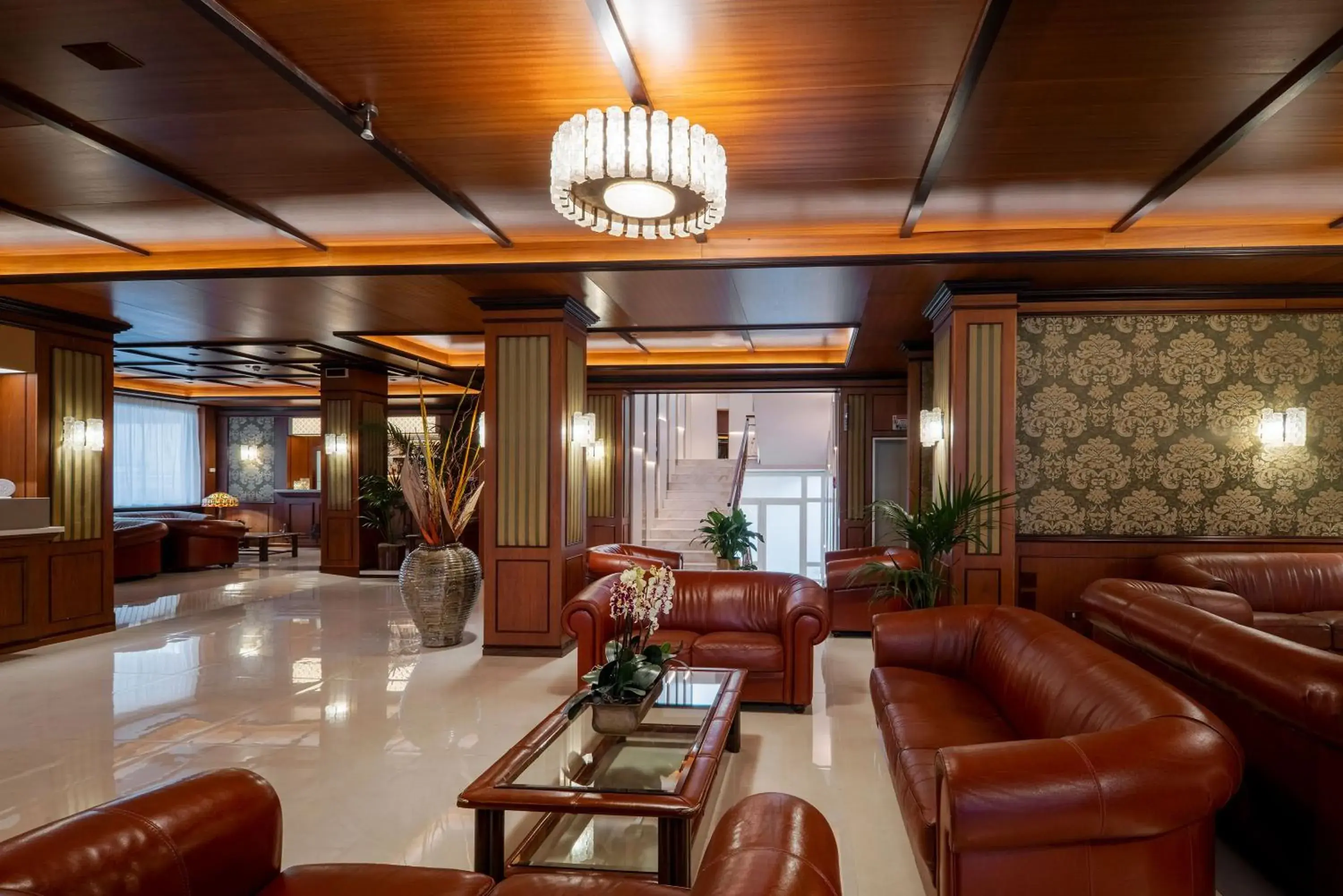 Lobby or reception in Hotel Delle Palme Lobby or reception in Hotel Delle Palme