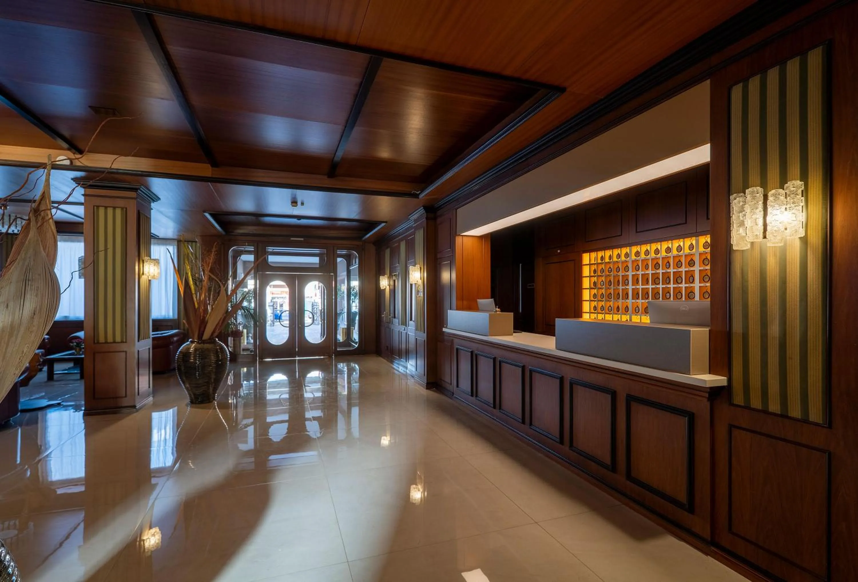 Lobby or reception in Hotel Delle Palme