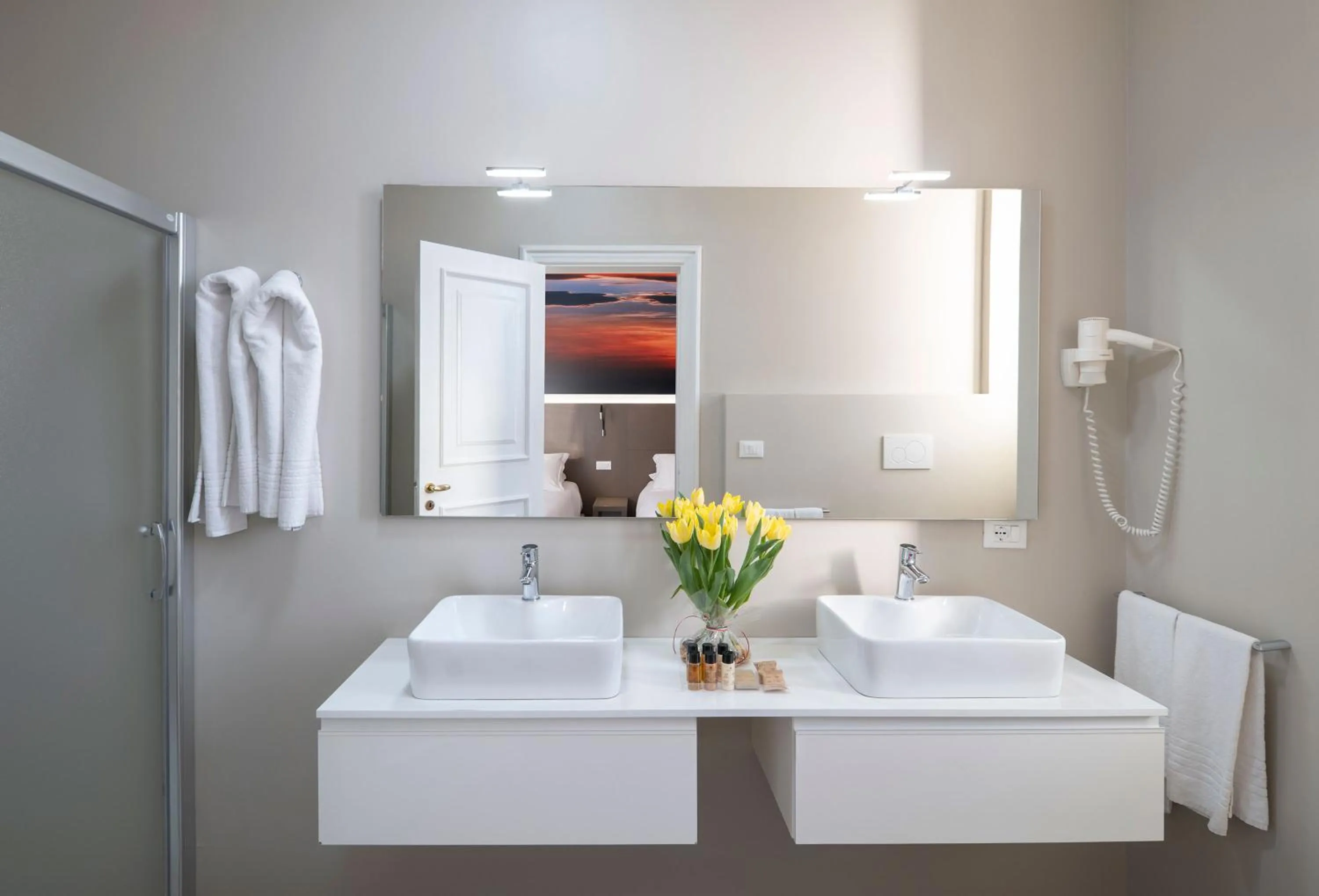 Bathroom in Hotel Delle Palme