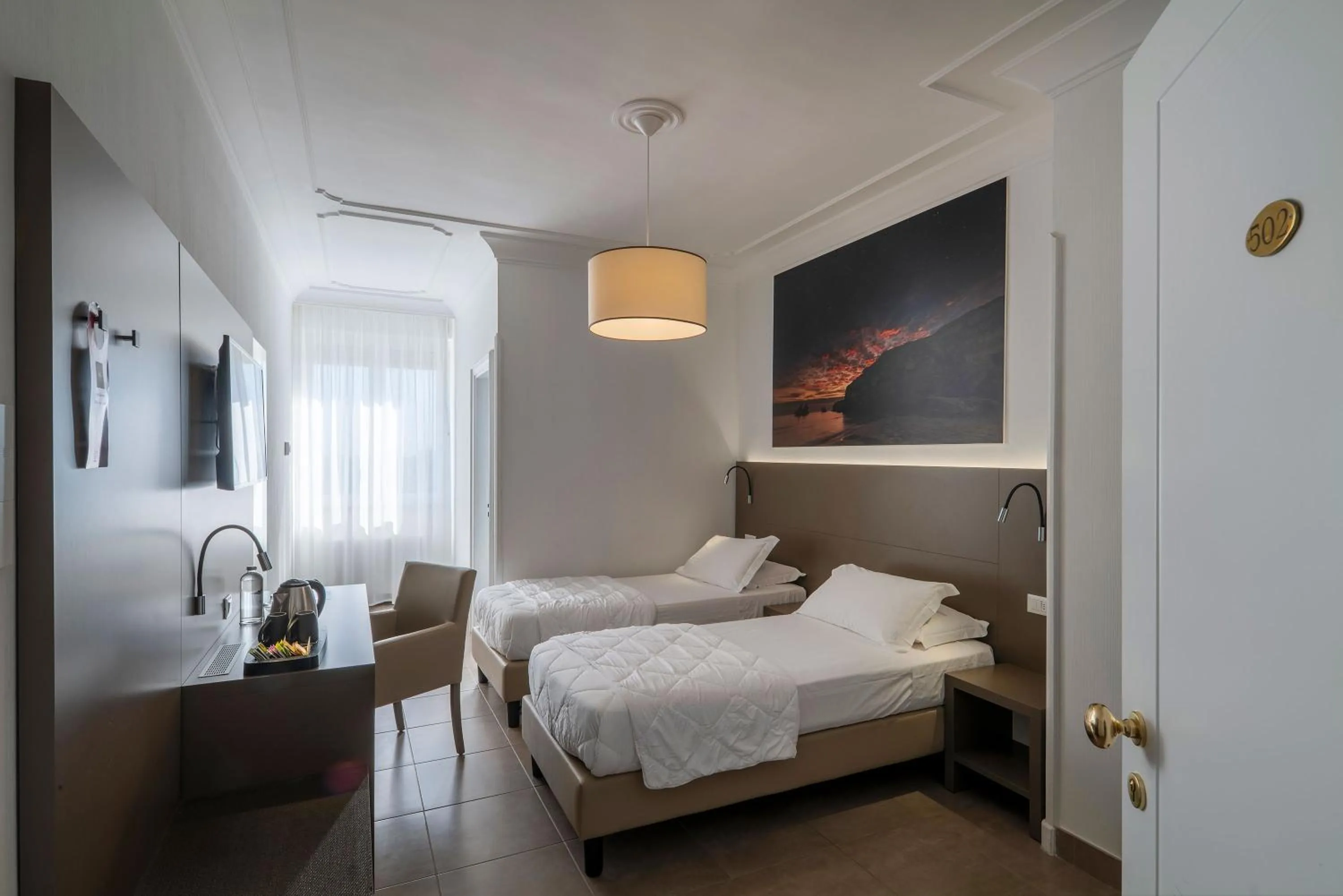 Bed in Hotel Delle Palme