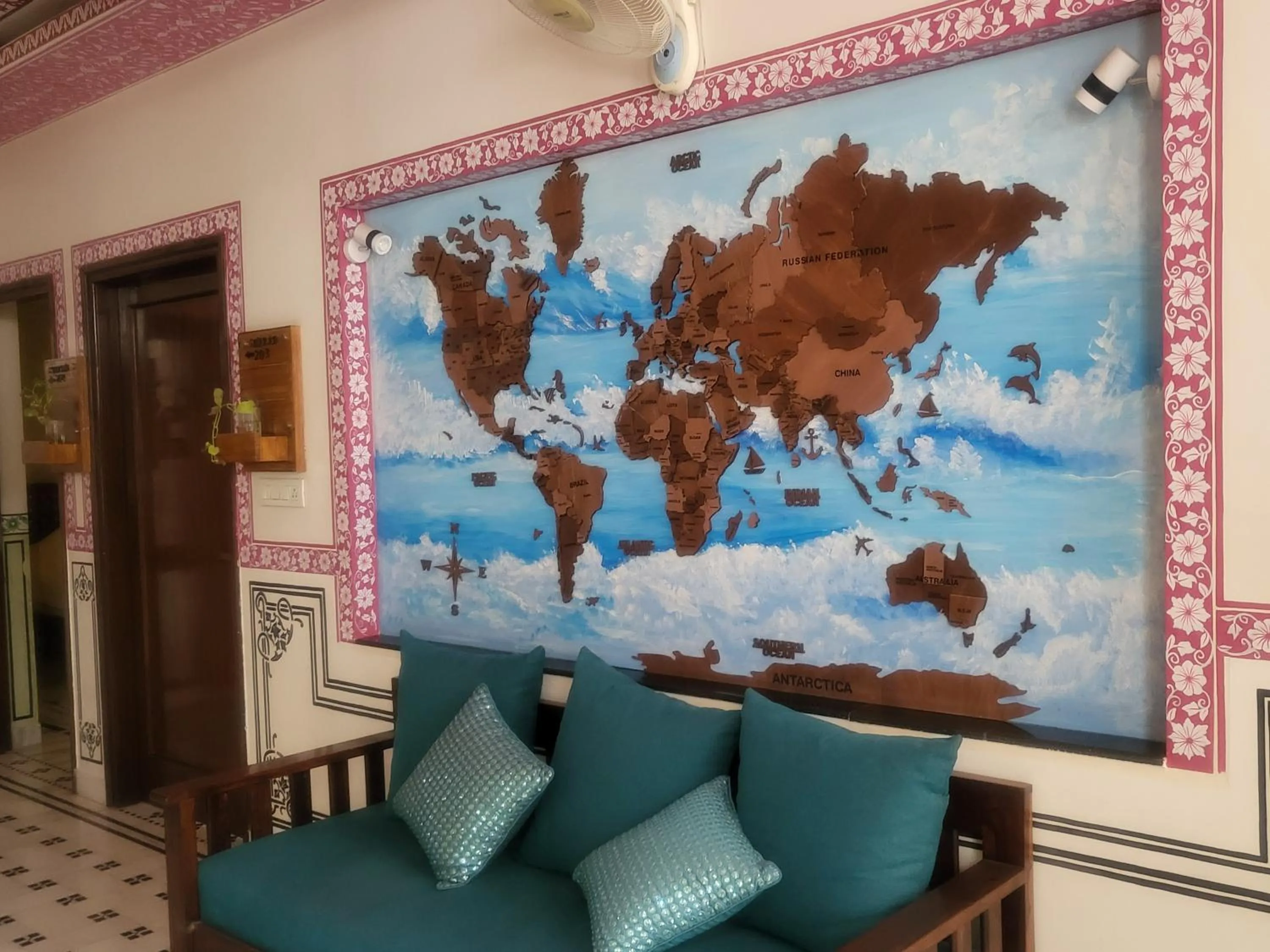 Decorative detail in All Seasons Heritage Homestay