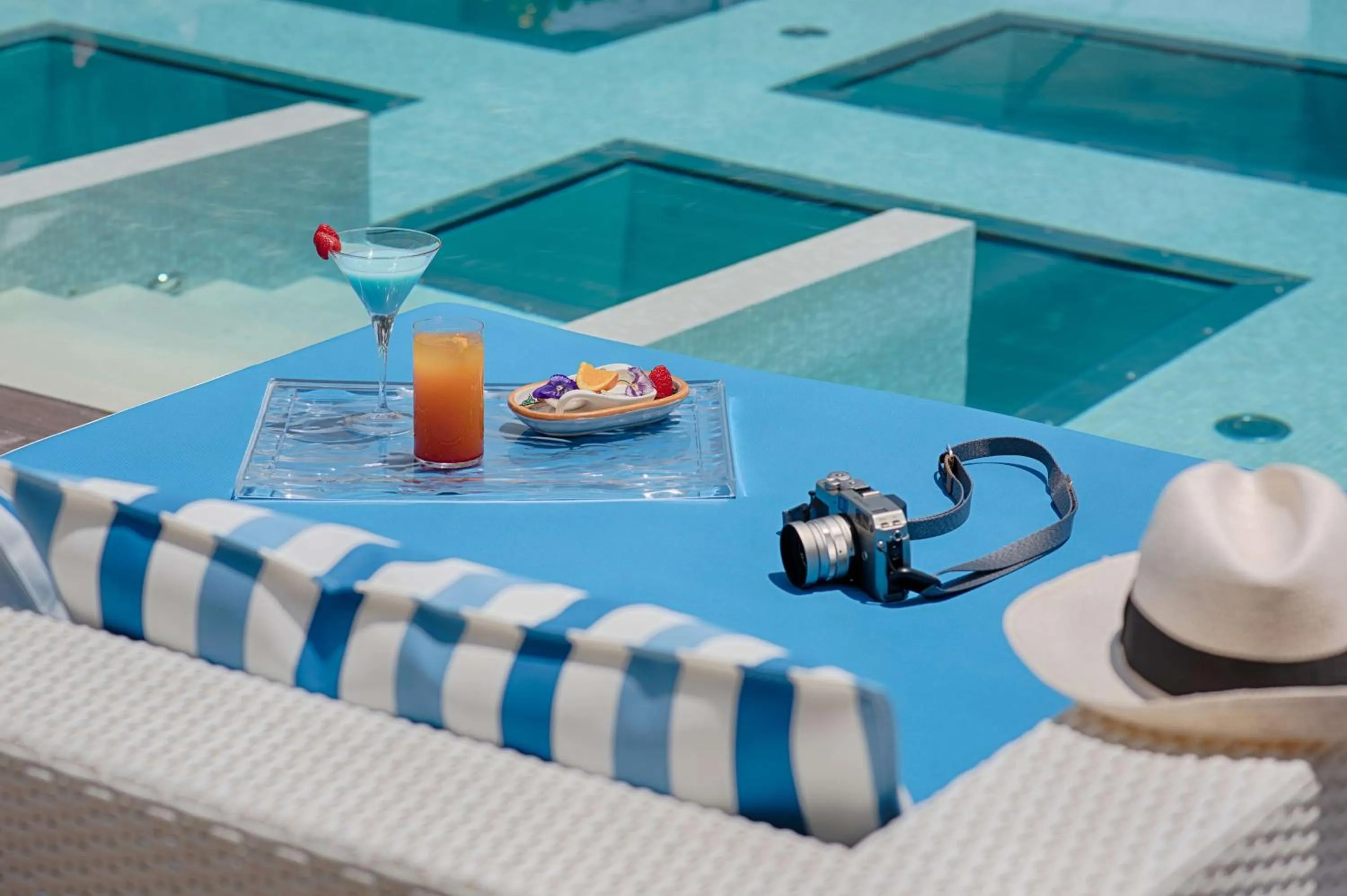 Pool view in NH Collection Taormina