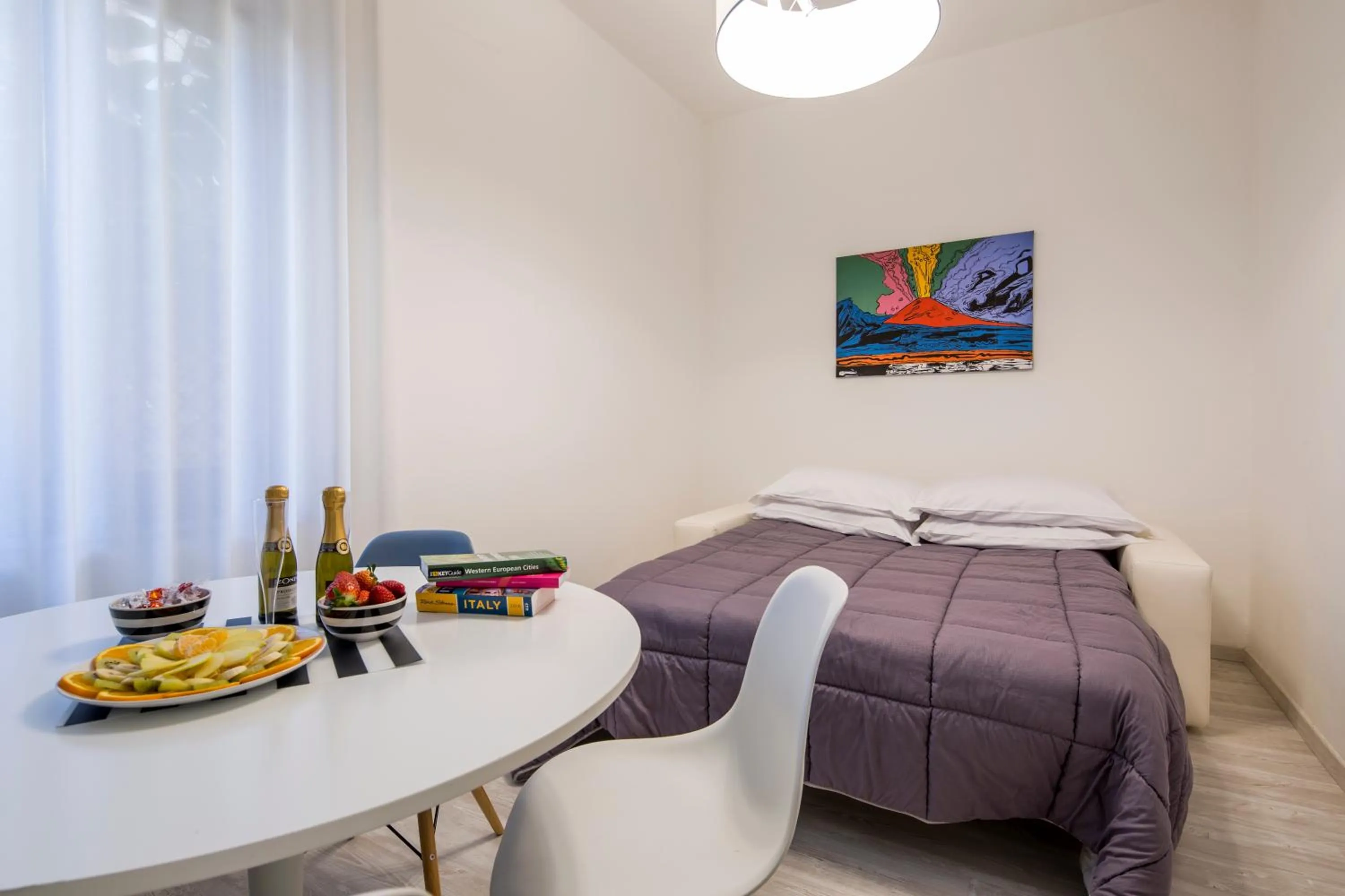 Bed in Flower Suites Sorrento