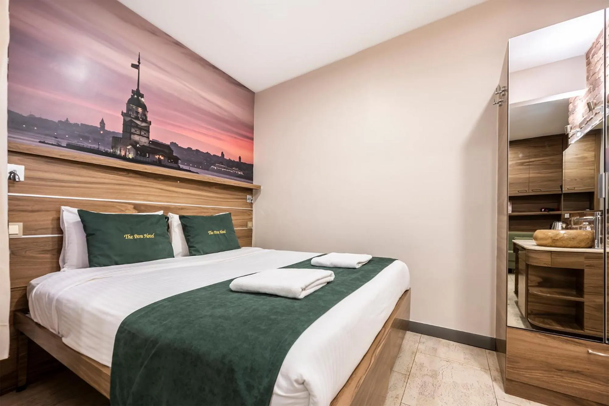 Bed in The Pera Hotel