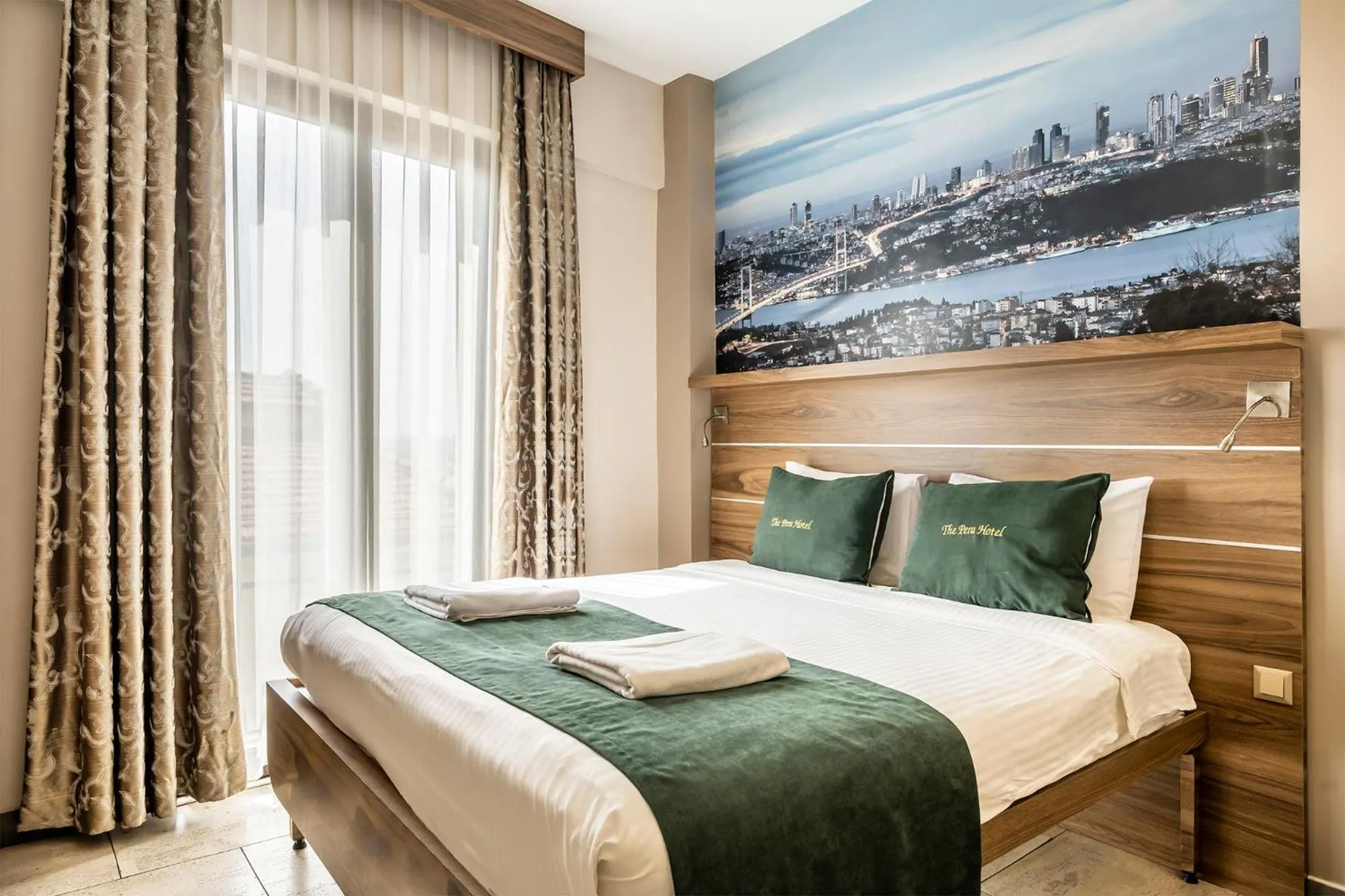 Bed in The Pera Hotel