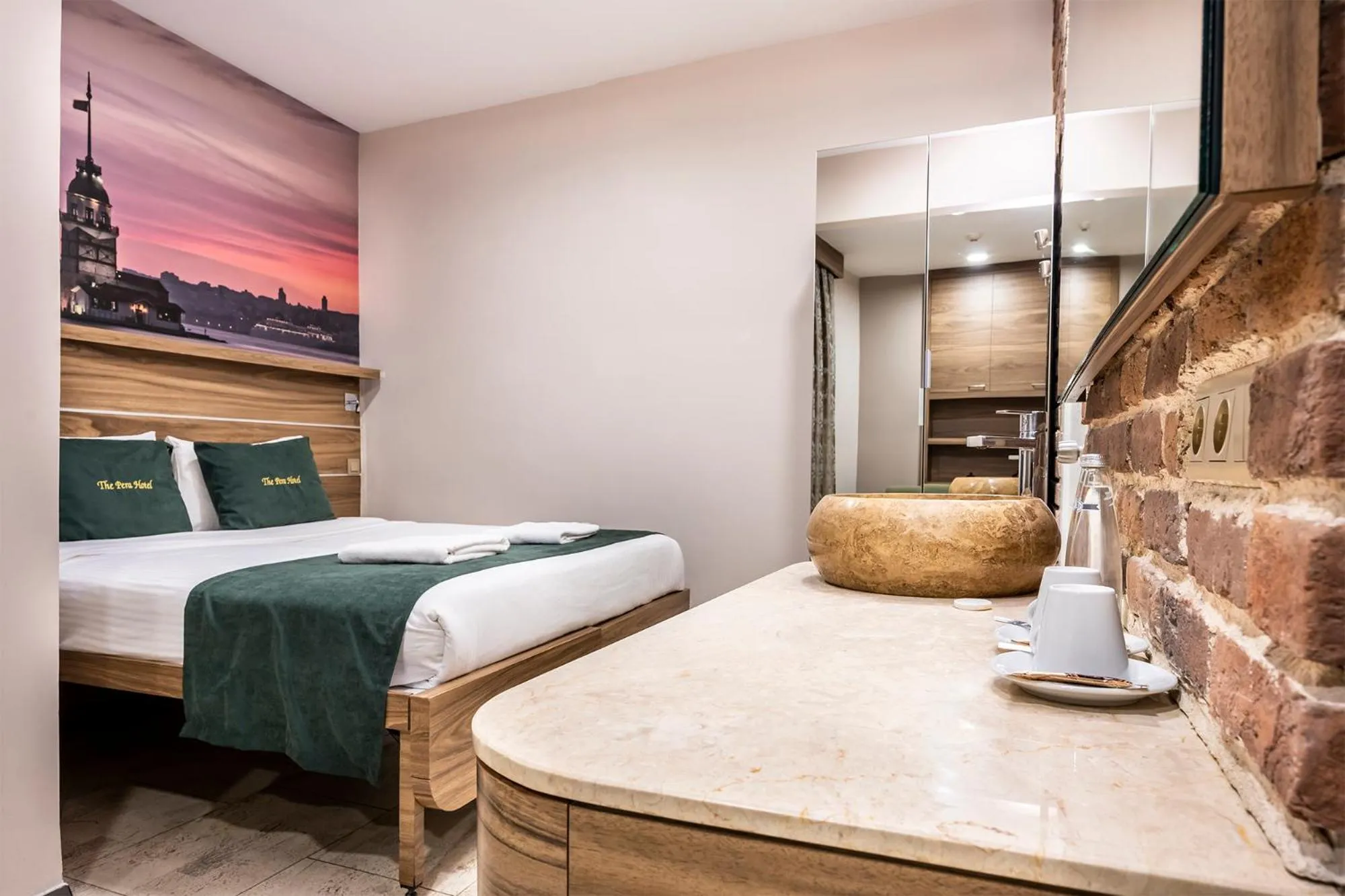 Bed in The Pera Hotel