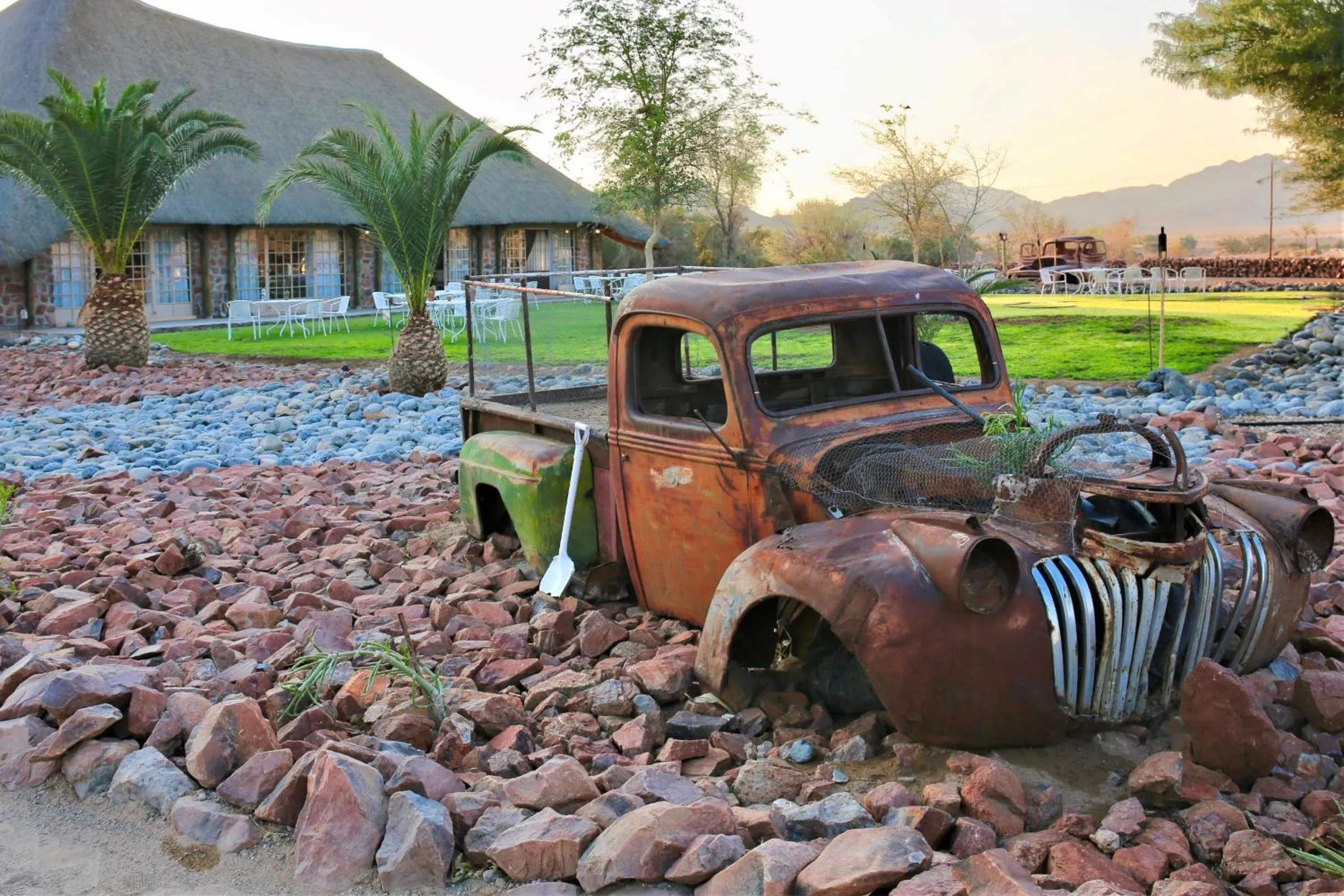 Property building in Elegant Desert Lodge