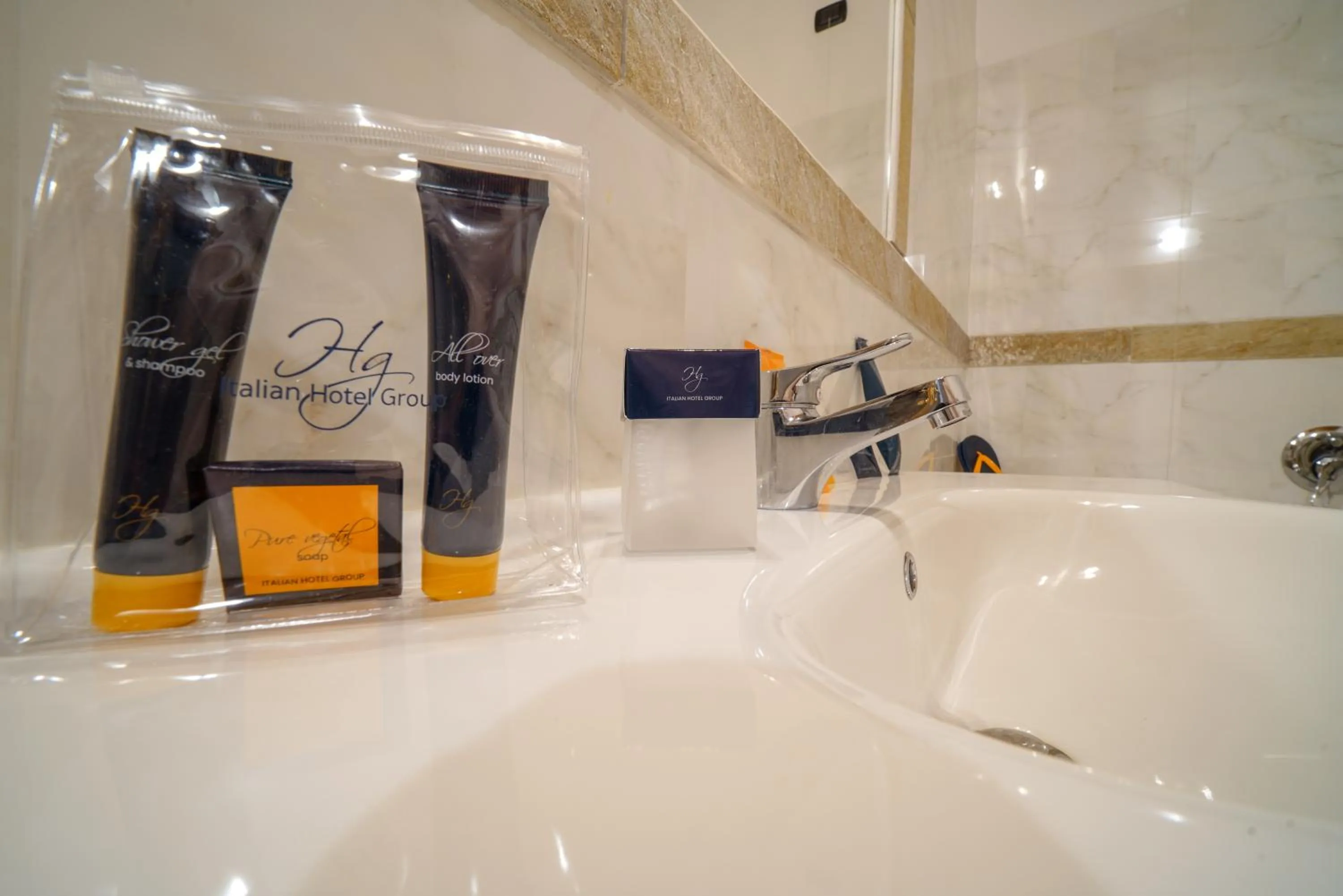 Bathroom in HG Abetone e Piramidi Resort