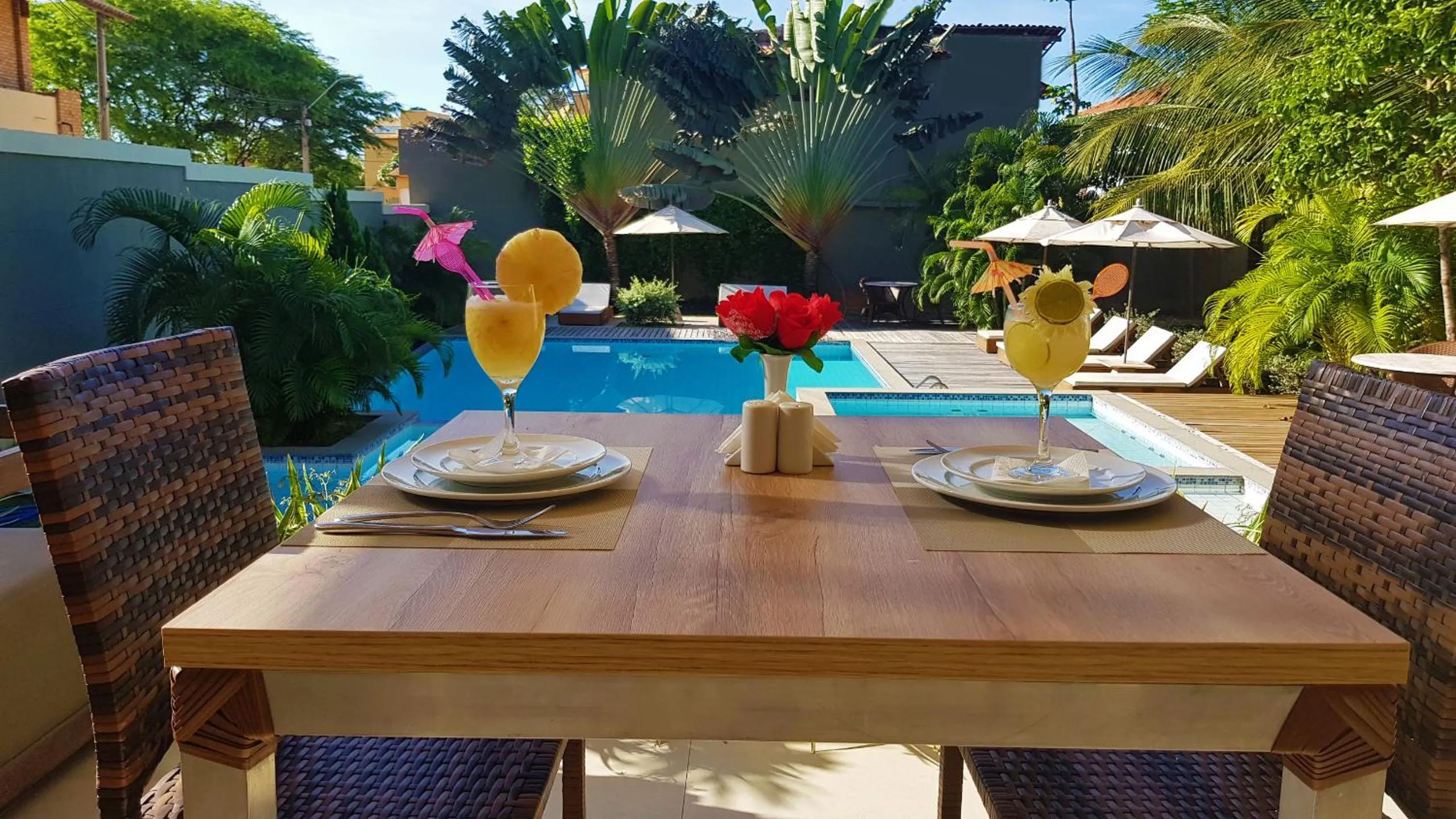 Swimming pool in Ravenala Hotel Boutique