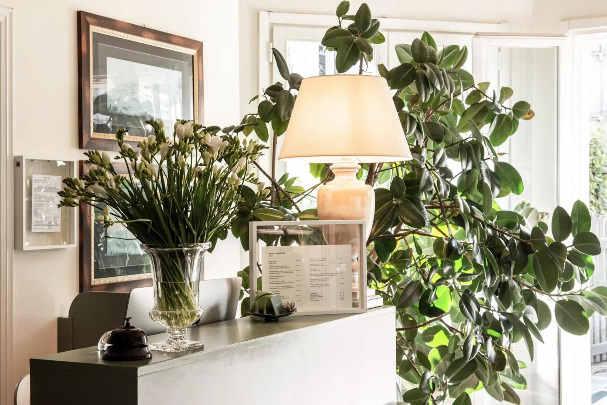 Lobby or reception in Hotel Franceschi Lobby or reception in Hotel Franceschi