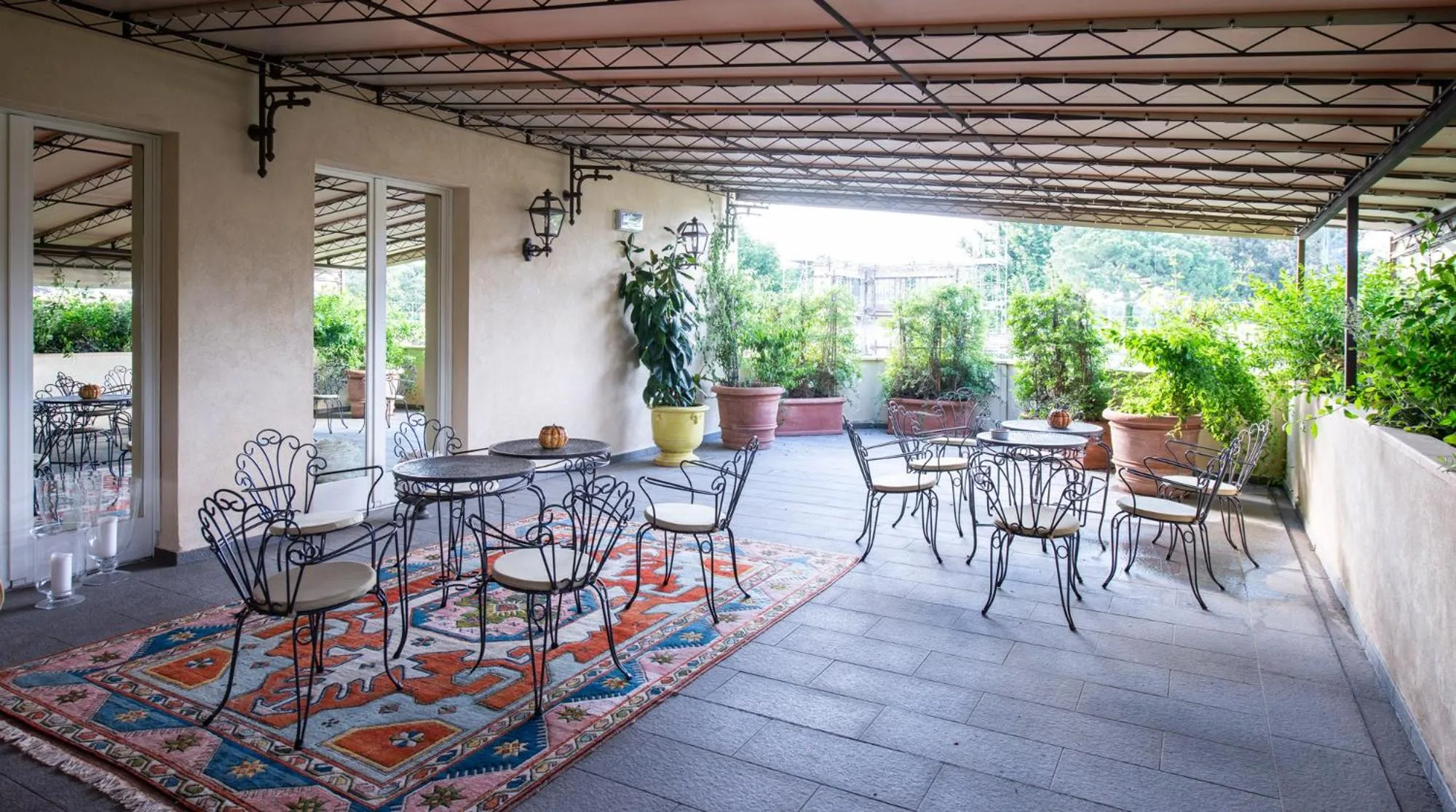 Balcony/Terrace in Hotel Franceschi