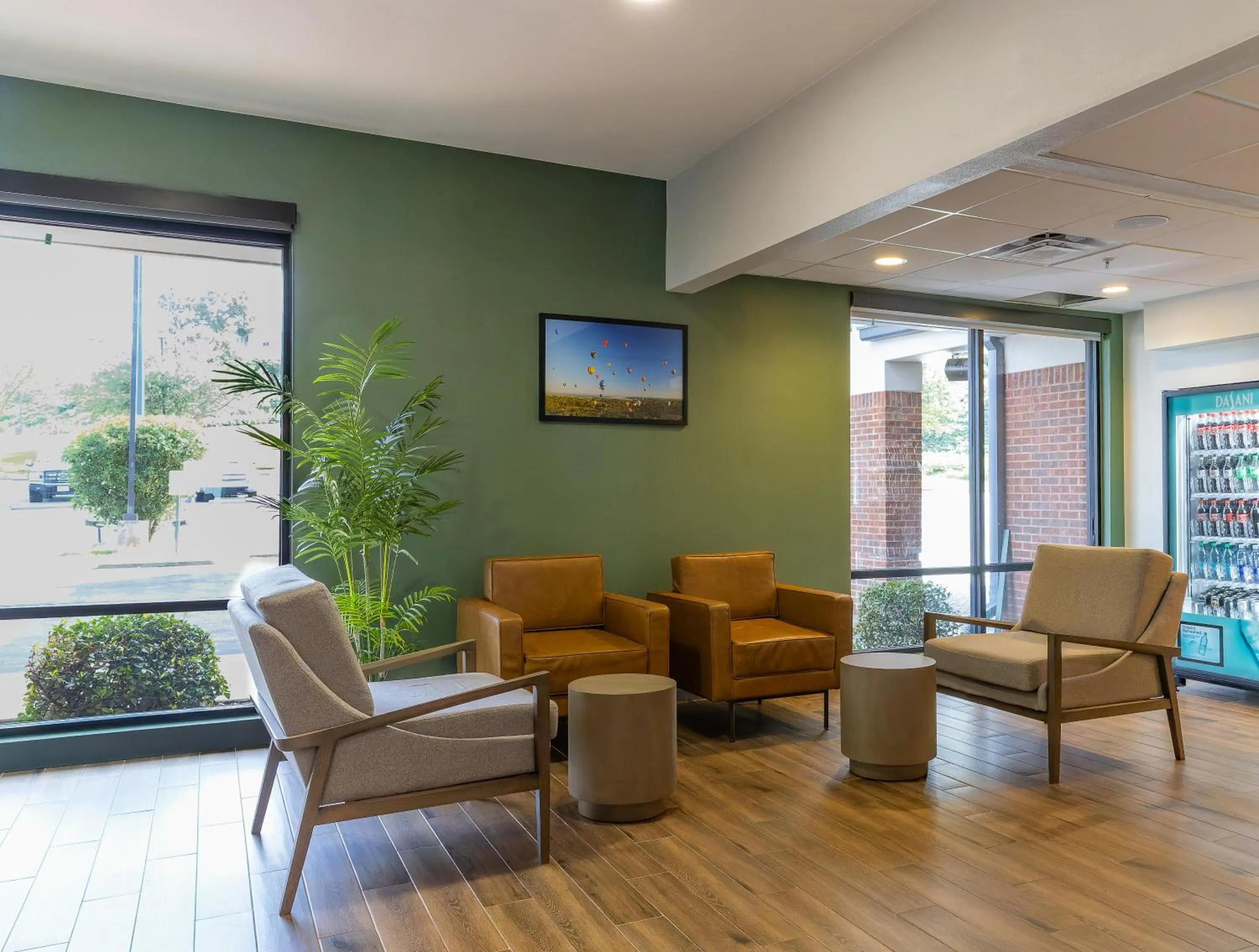Seating area in The Bridges Hotel