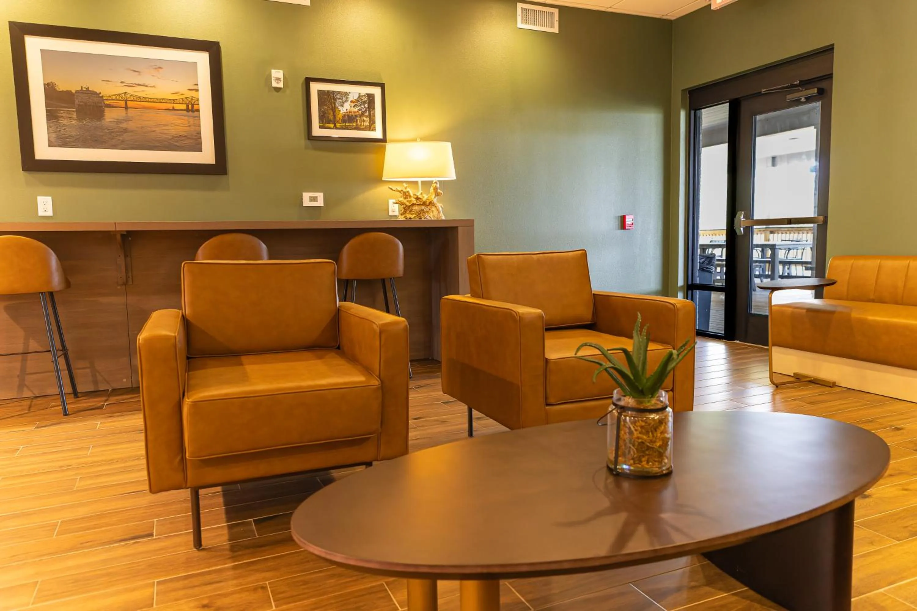 Seating area in The Bridges Hotel