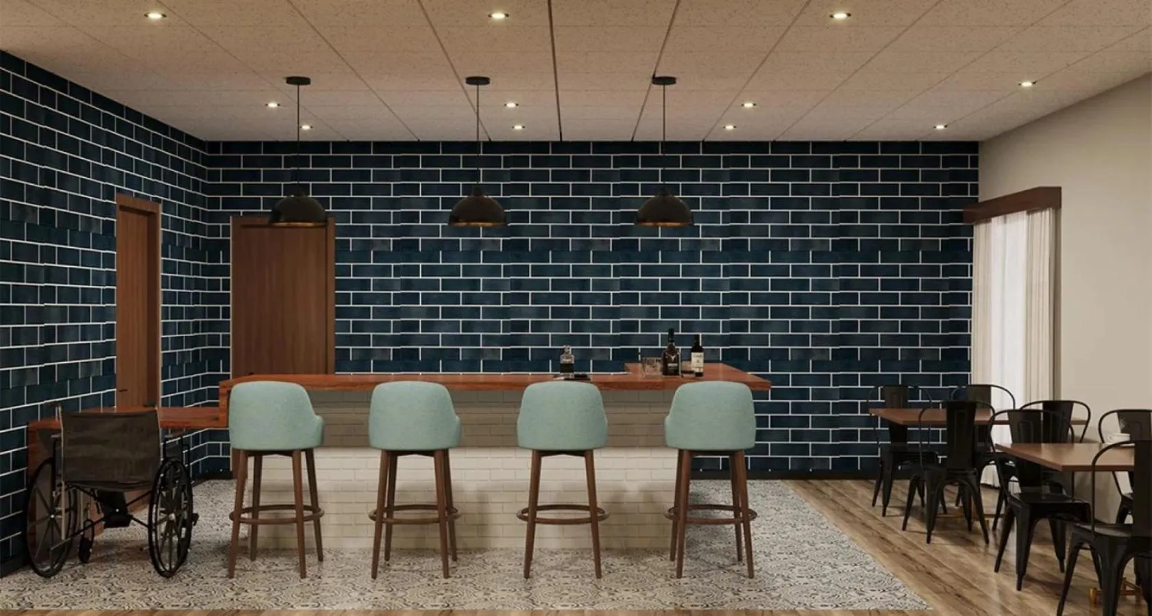 Restaurant/places to eat in The Bridges Hotel