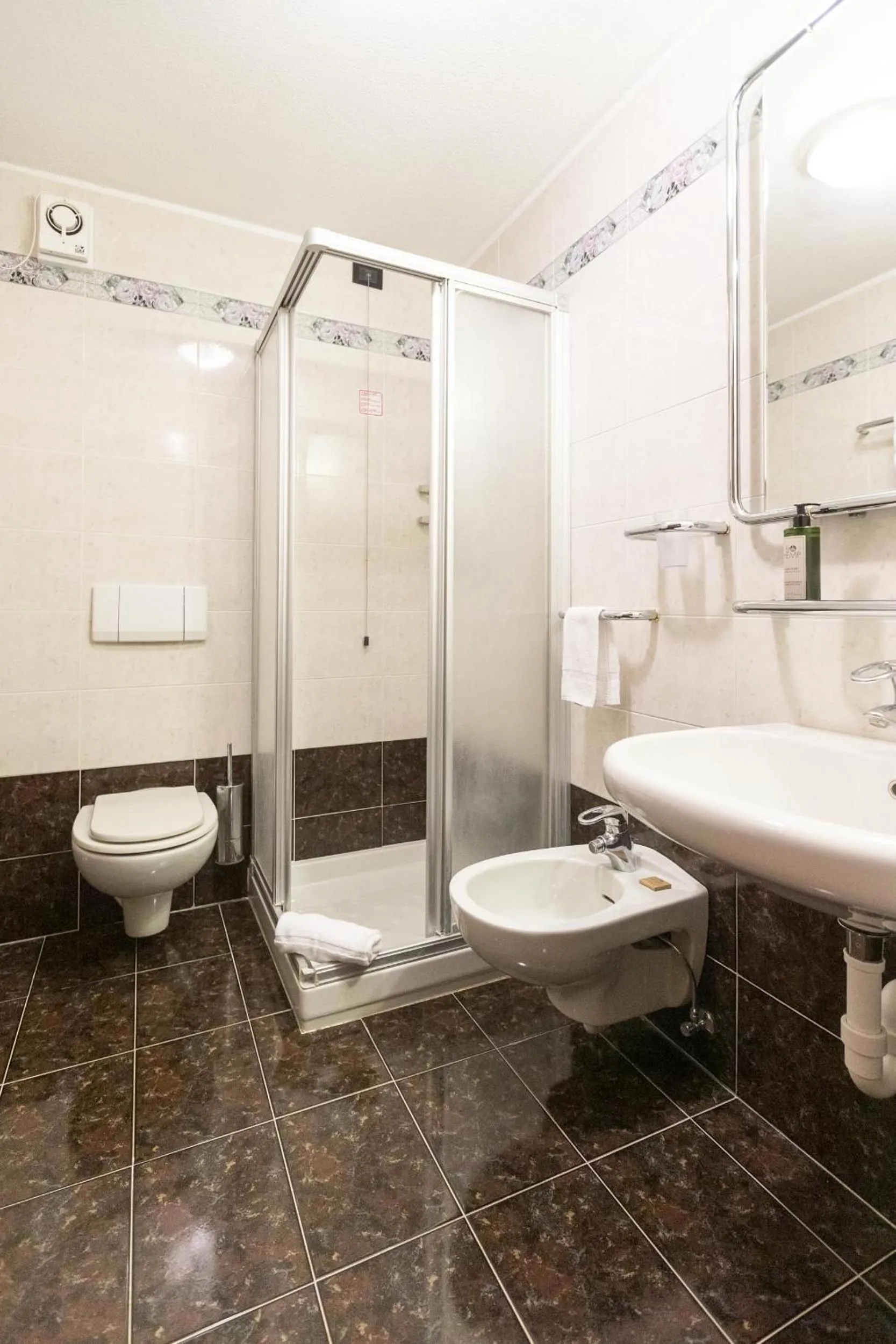Shower in Hotel Intermonti