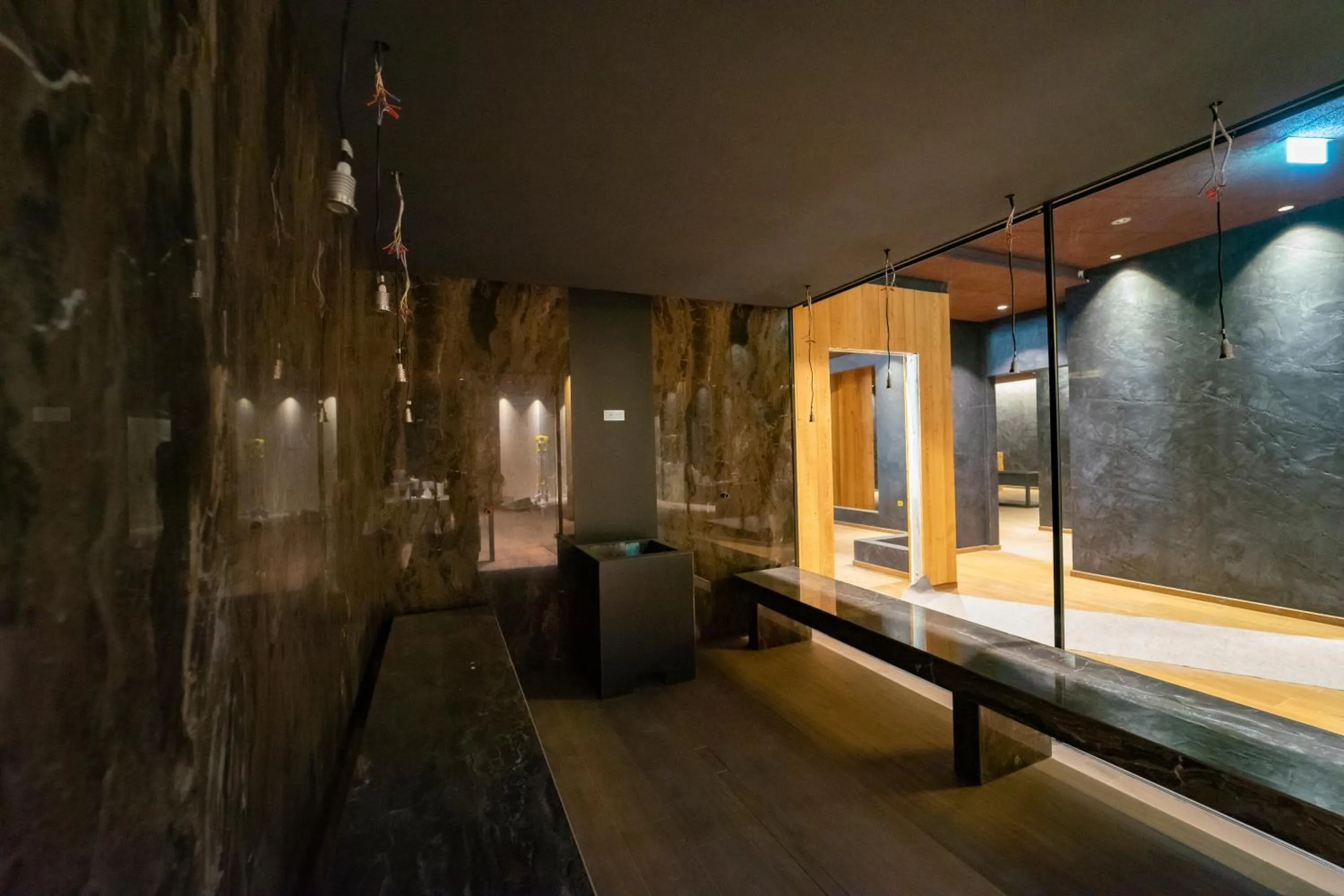 Sauna in Alpen Resort Bivio