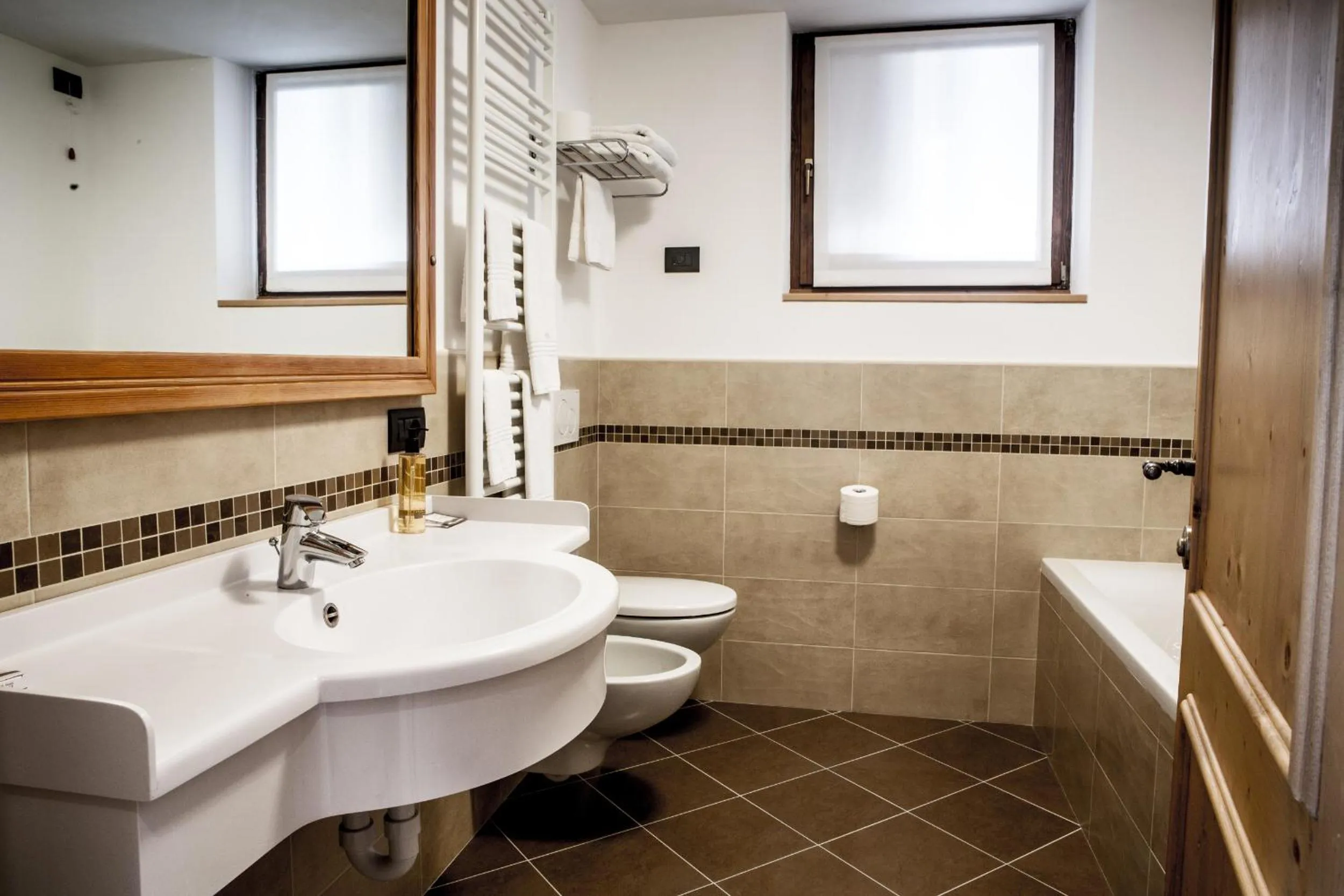 Bathroom in Alpen Resort Bivio