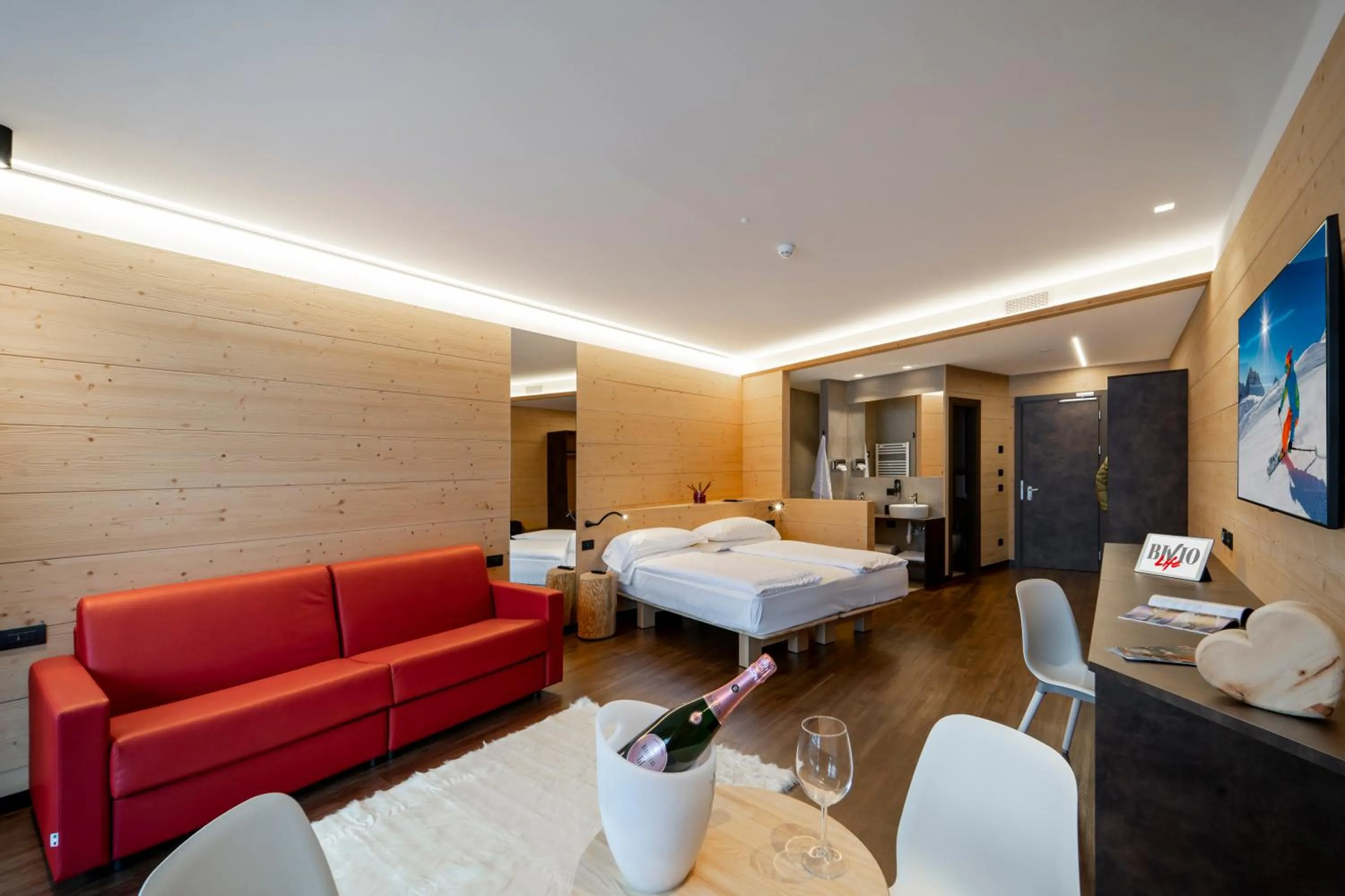 Bed in Alpen Resort Bivio