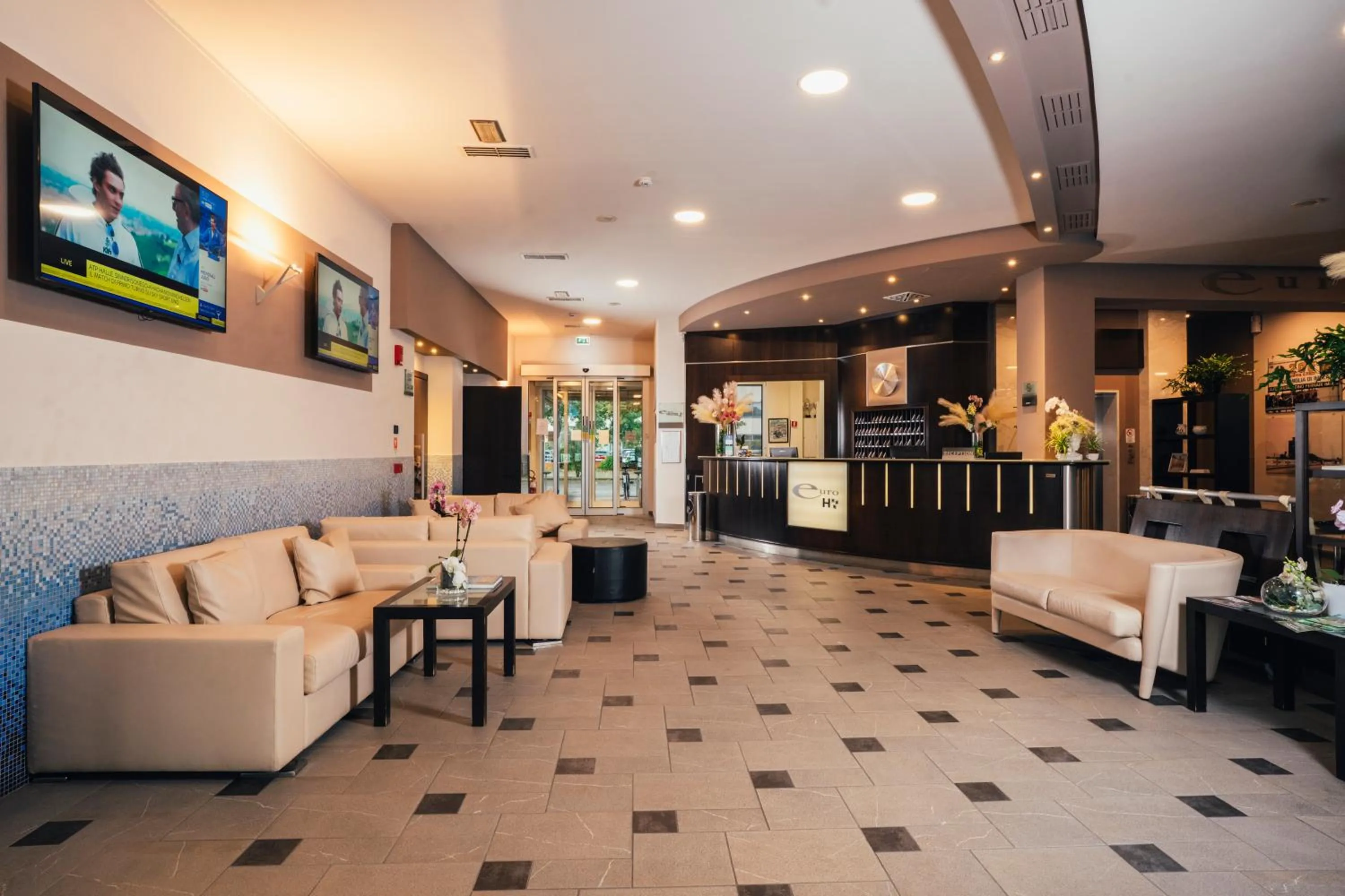 Lobby or reception in Euro Hotel