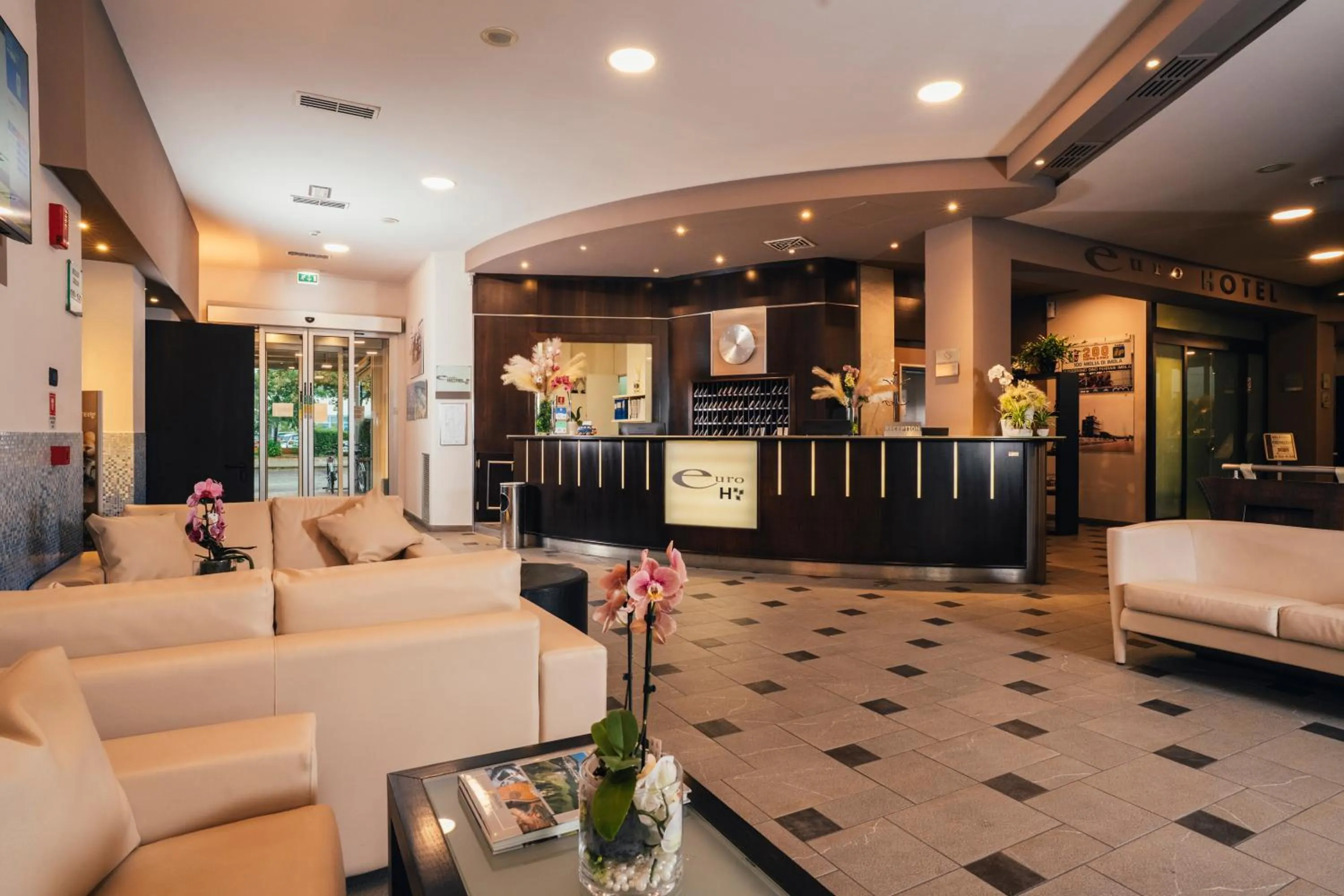 Lobby or reception in Euro Hotel
