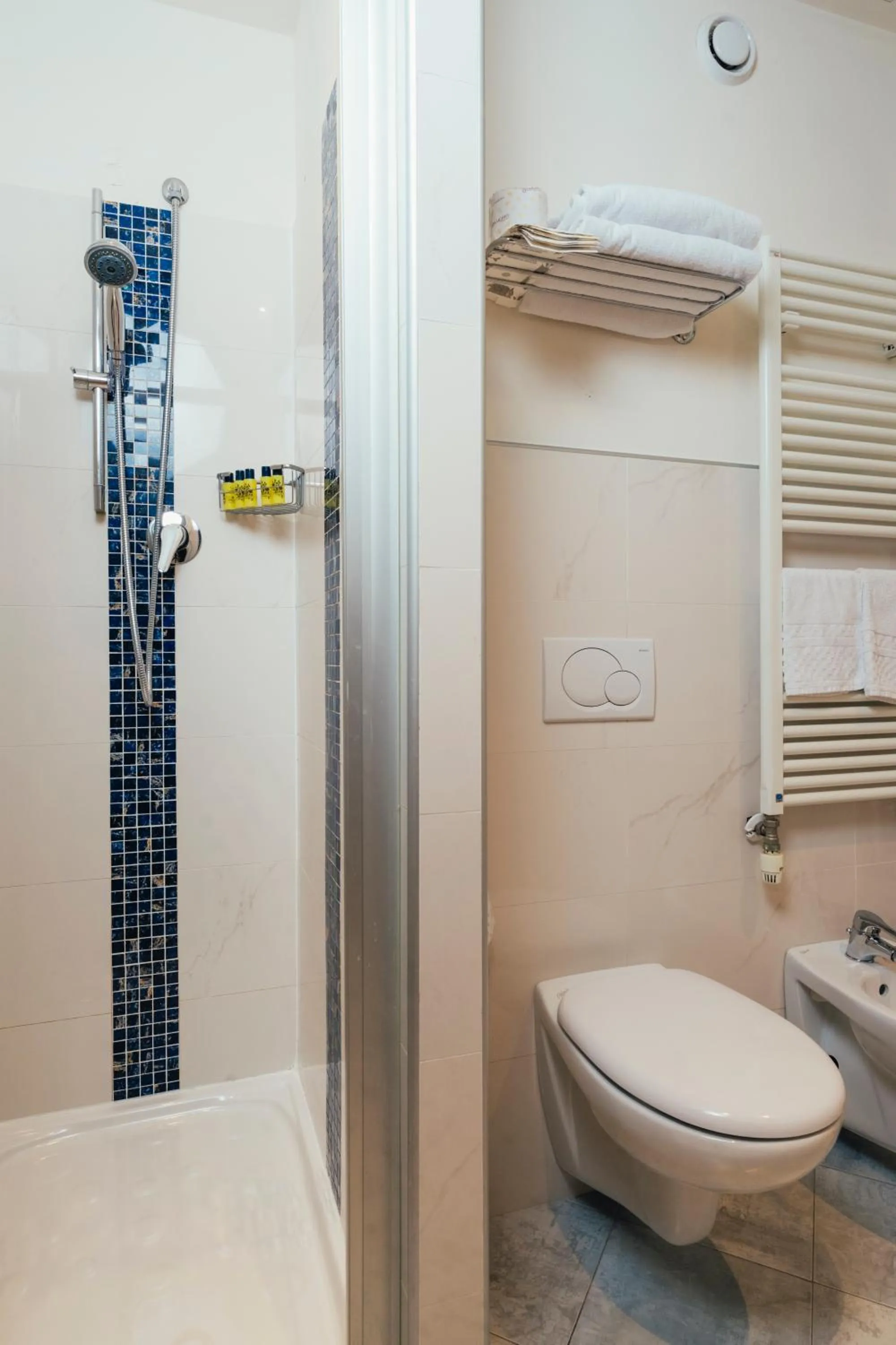 Shower in Euro Hotel