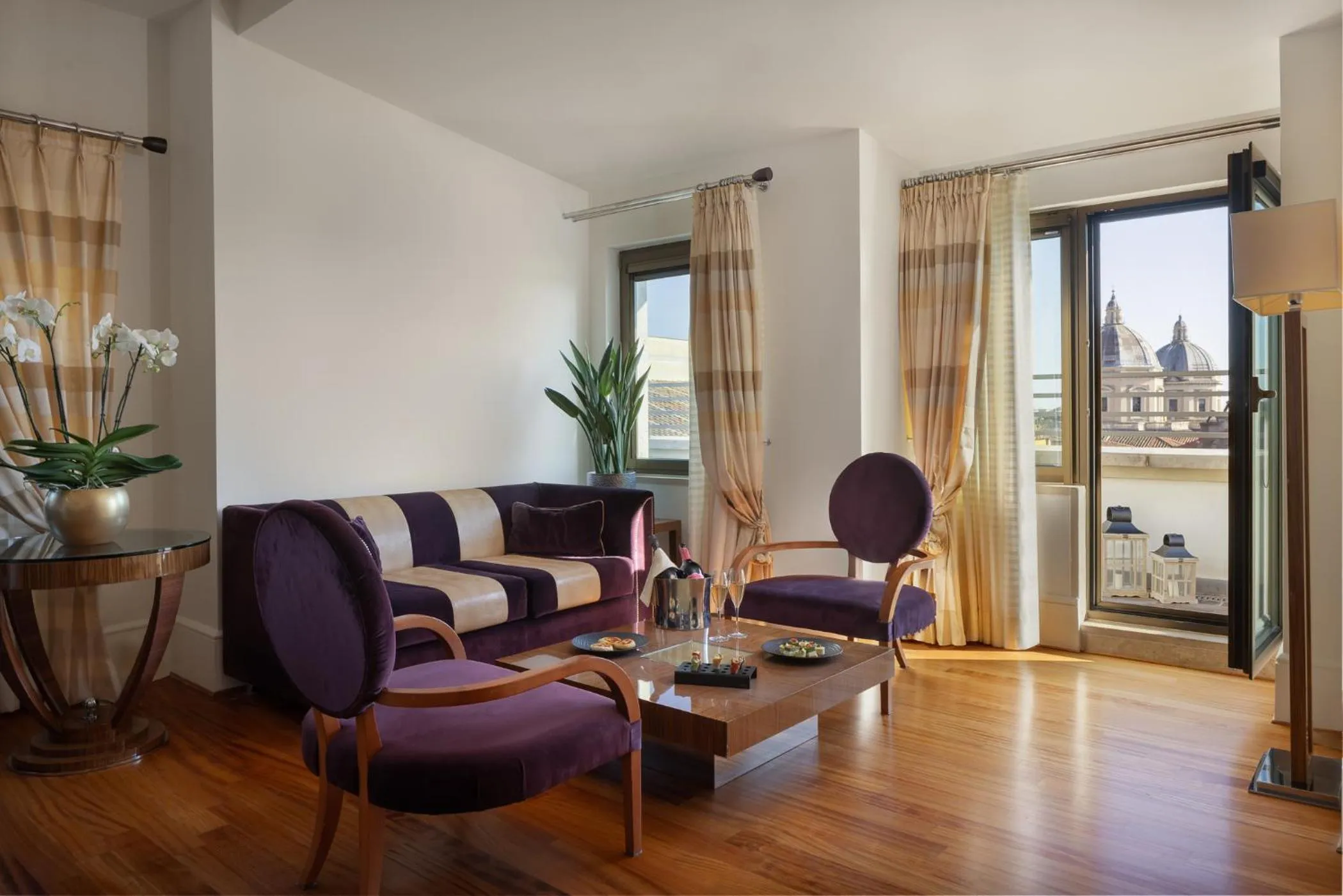 Living room in UNA Hotels Decò Roma