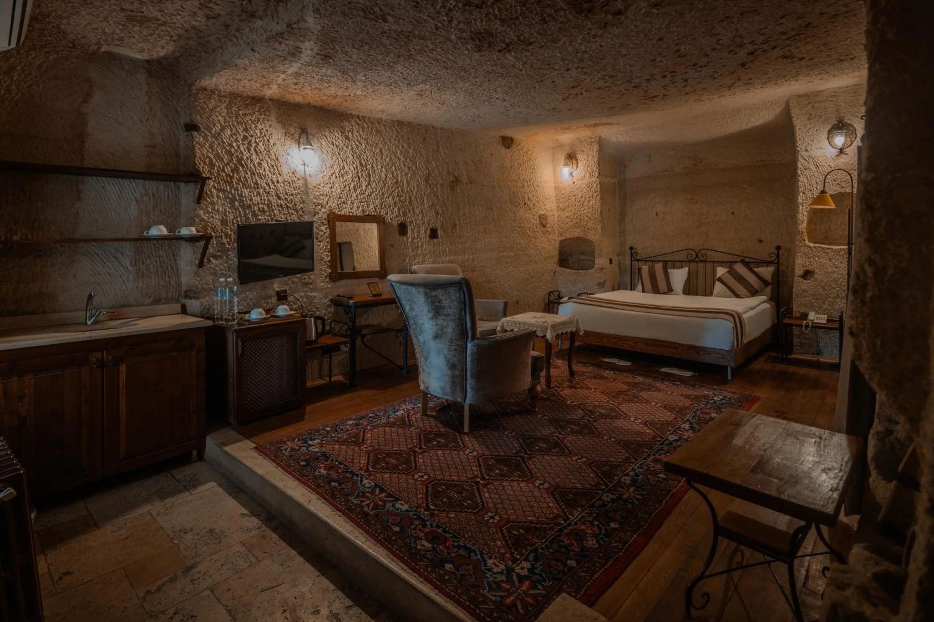 Bedroom, Bed in Aydinli Cave Hotel