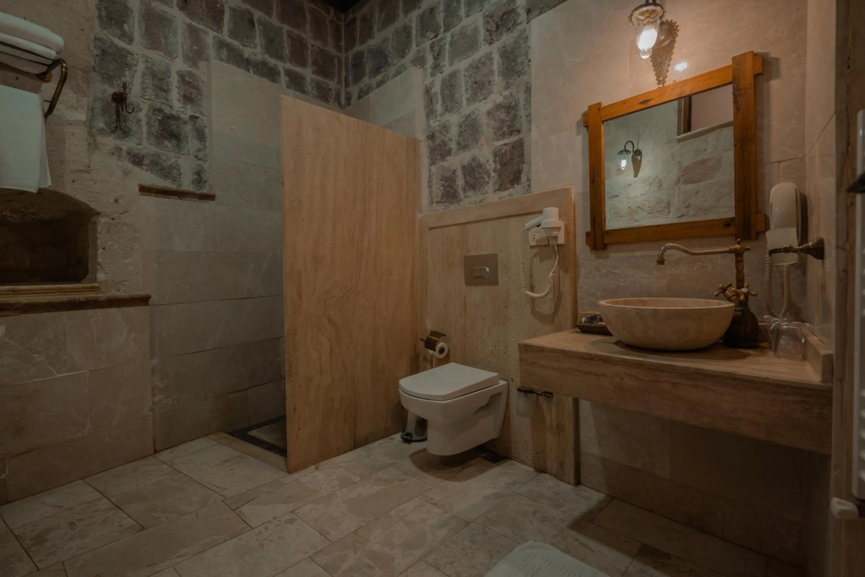 Toilet in Aydinli Cave Hotel