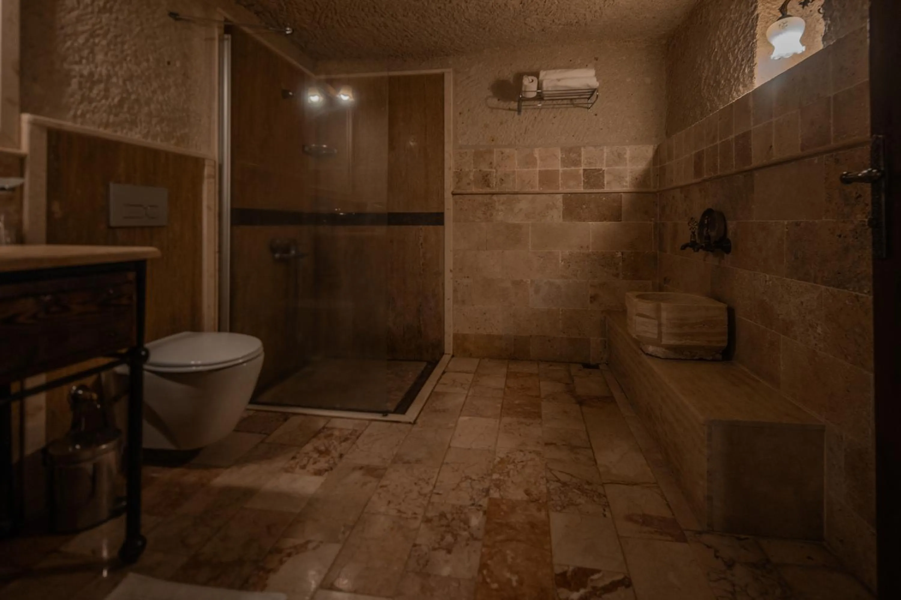 Bathroom in Aydinli Cave Hotel