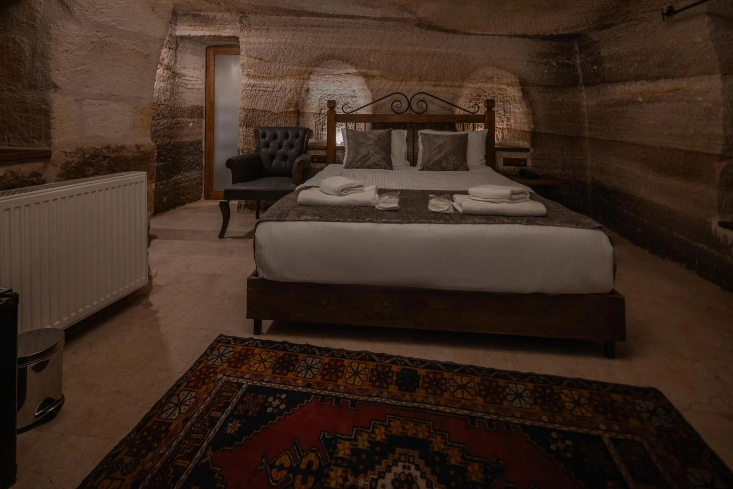 Bed in Aydinli Cave Hotel