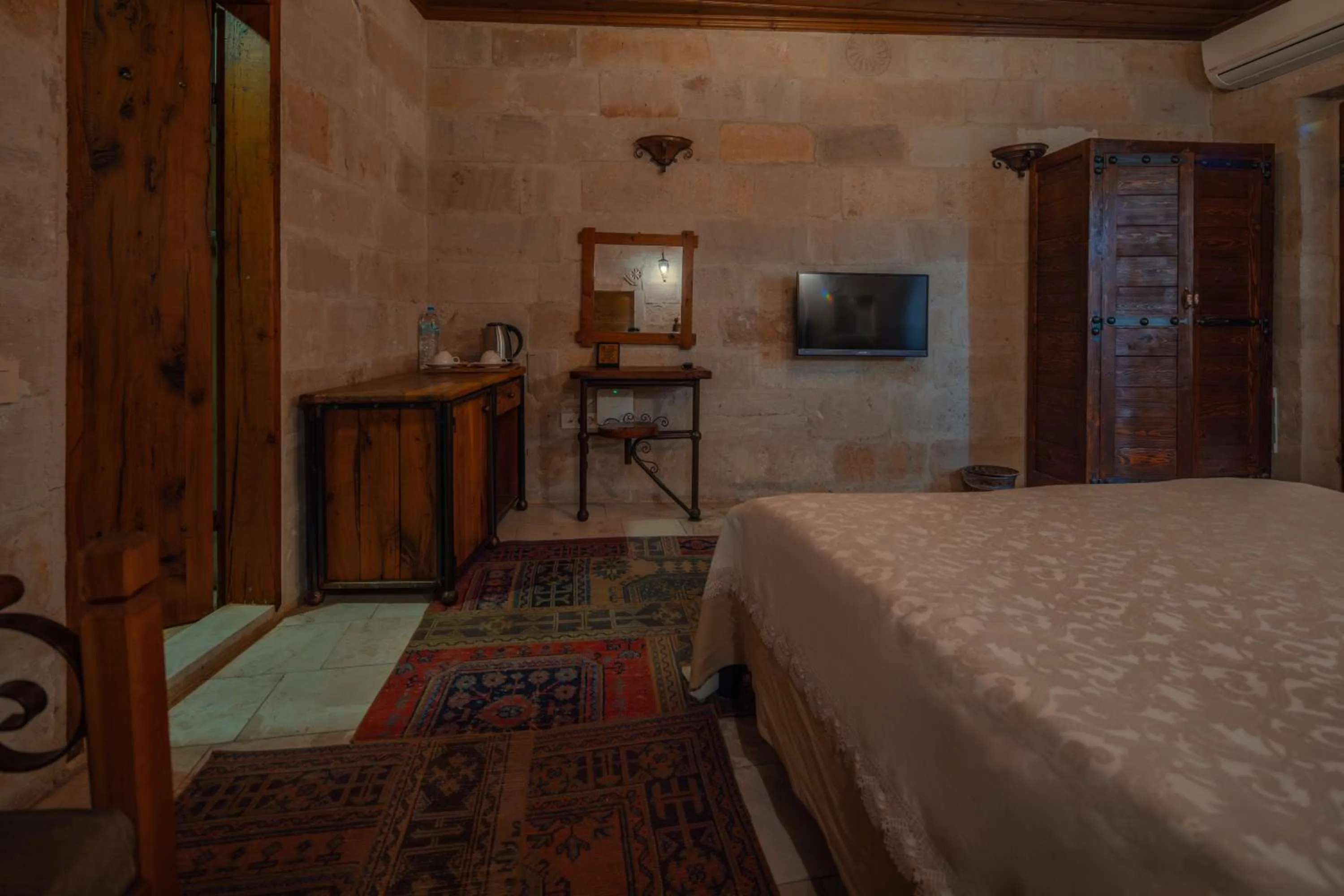 Bedroom, Bed in Aydinli Cave Hotel