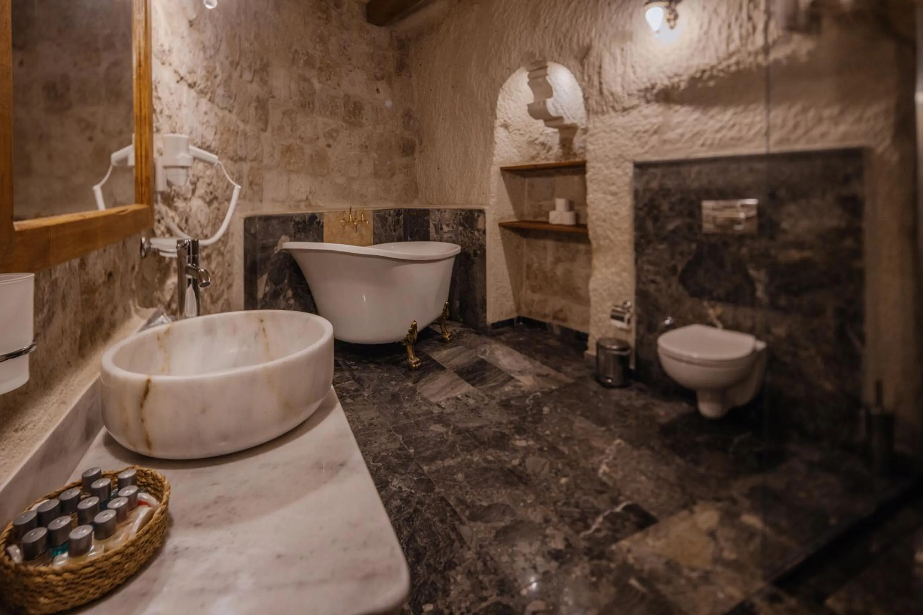 Bathroom in Aydinli Cave Hotel