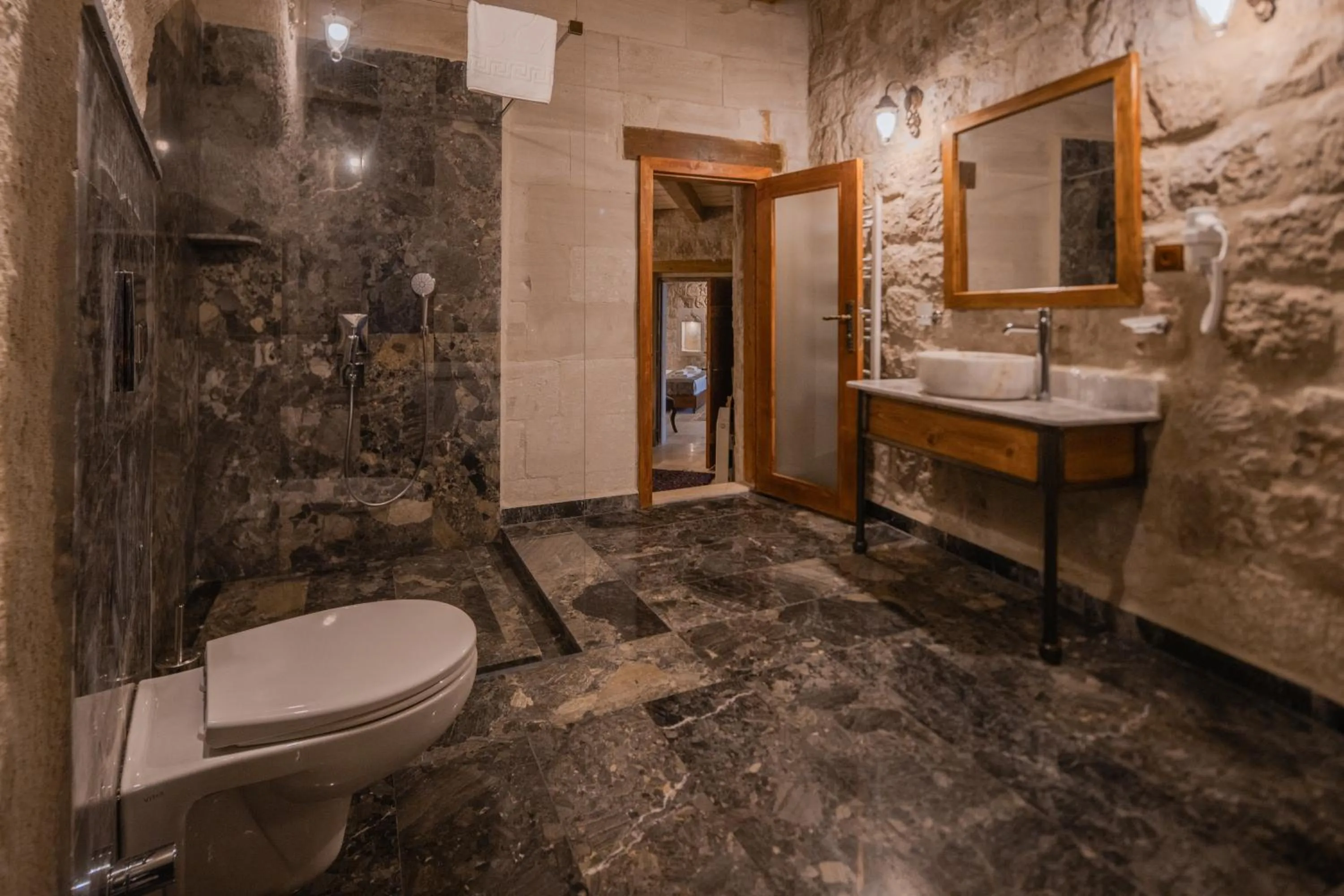 Bathroom in Aydinli Cave Hotel