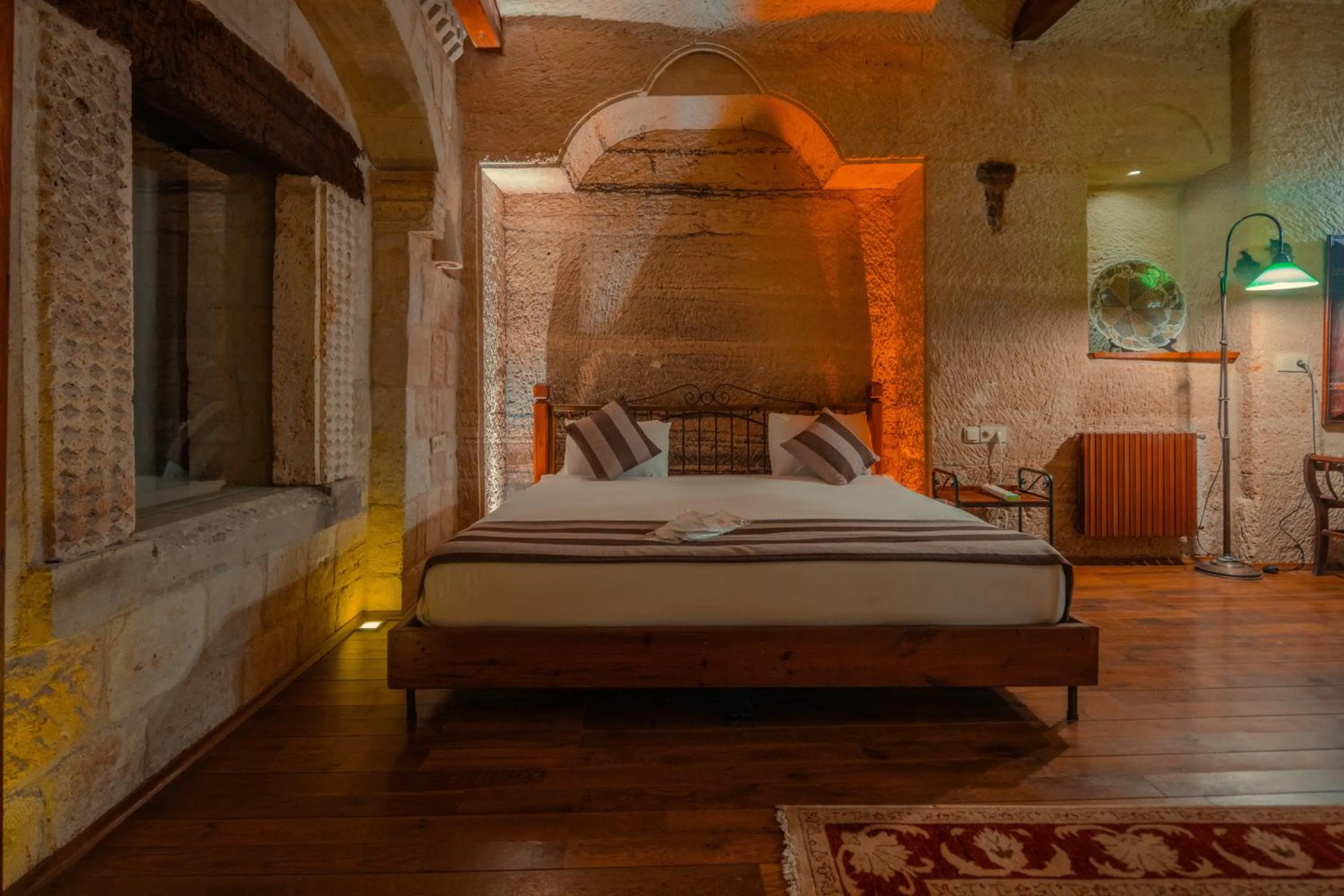Bed in Aydinli Cave Hotel