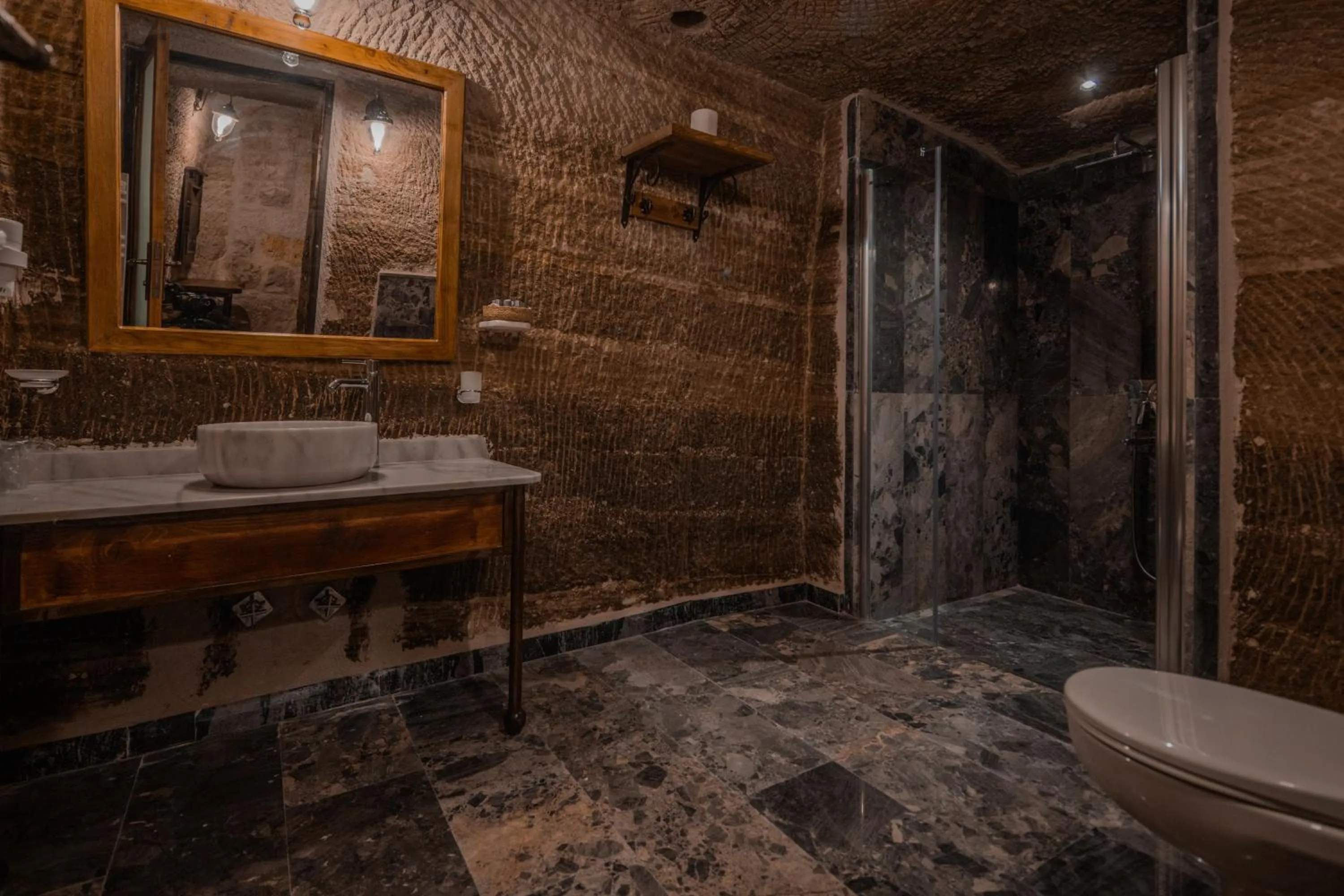 Toilet in Aydinli Cave Hotel