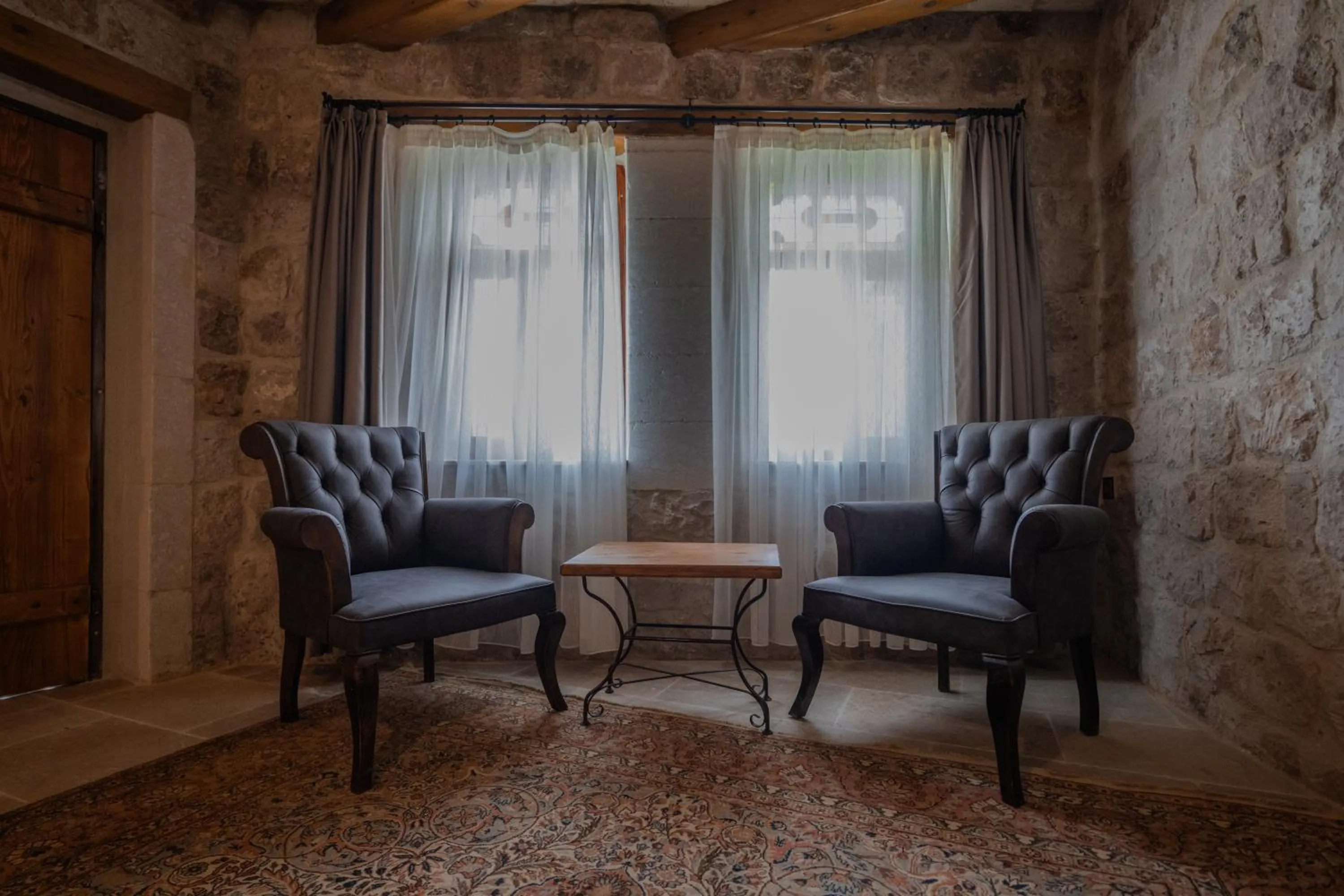 Seating area in Aydinli Cave Hotel