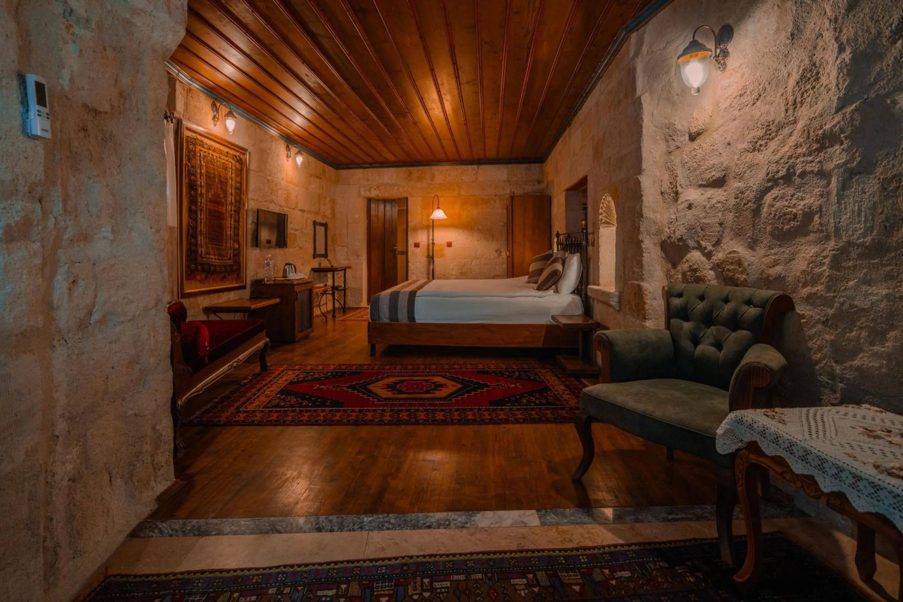 Bedroom, Bed in Aydinli Cave Hotel