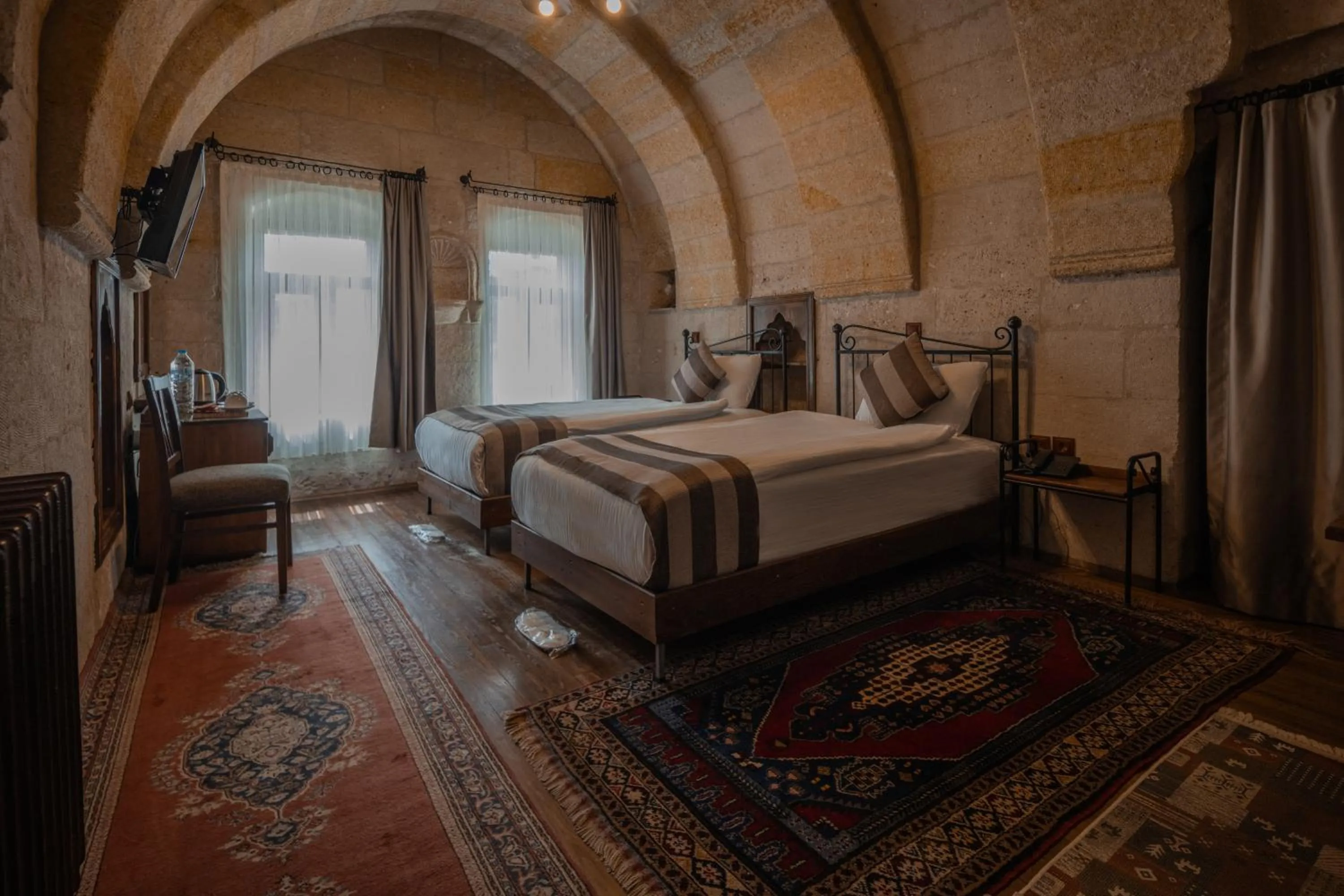 Bed in Aydinli Cave Hotel