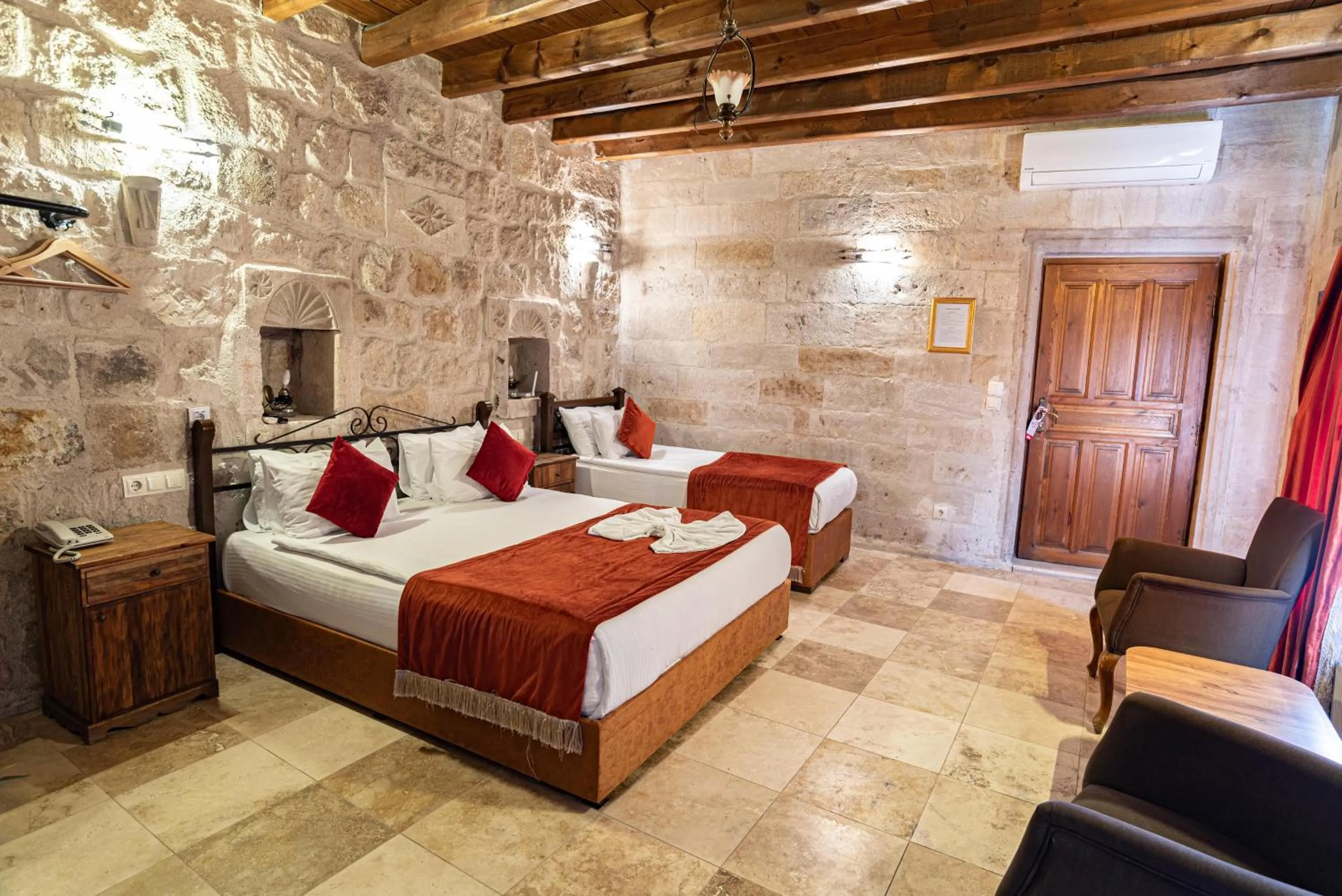 Photo of the whole room, Bed in Dervish Cave House & Restaurant