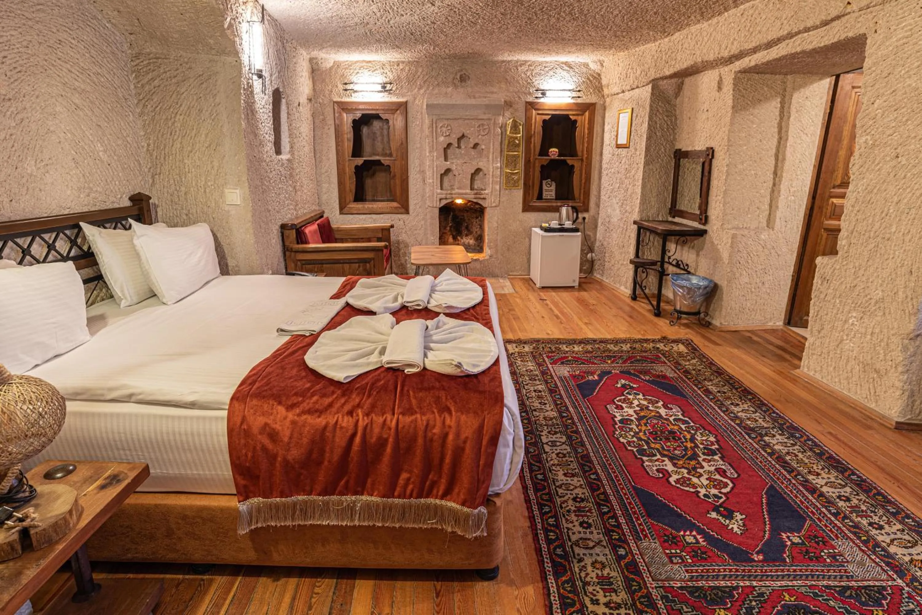Bedroom, Bed in Dervish Cave House & Restaurant