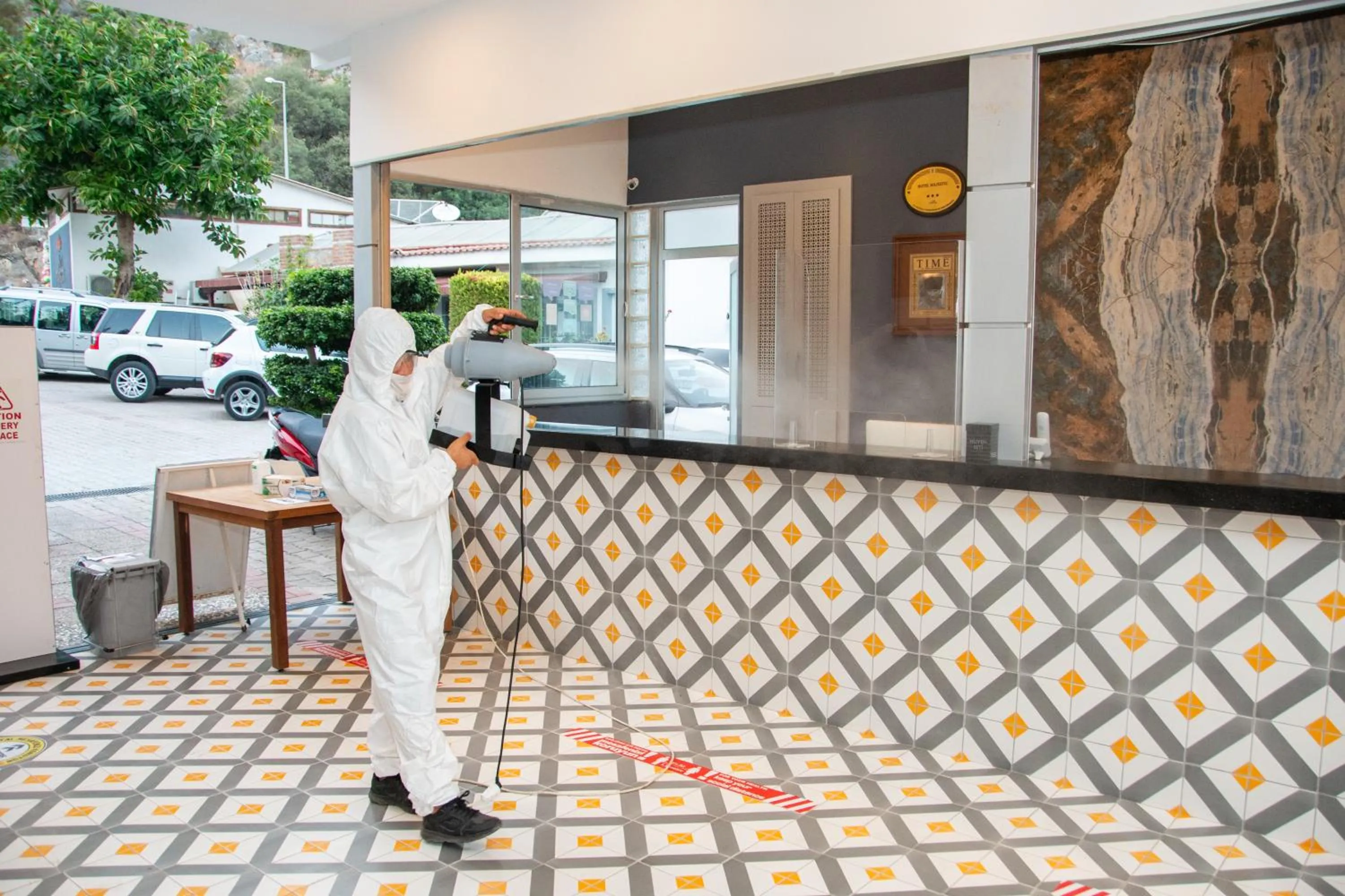 Lobby or reception in Majestic Hotel