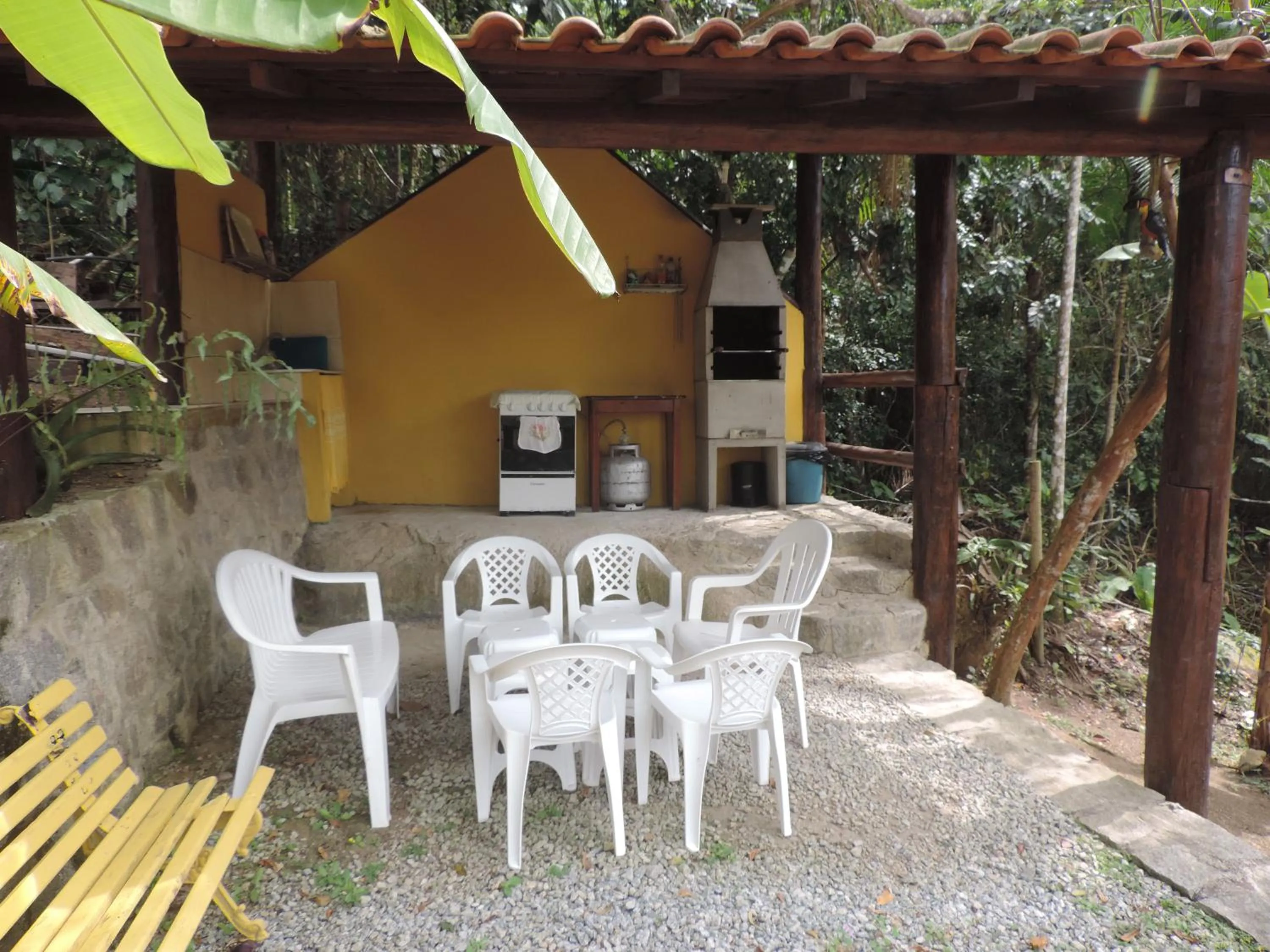Patio in Pousada Portal das Estrelas
