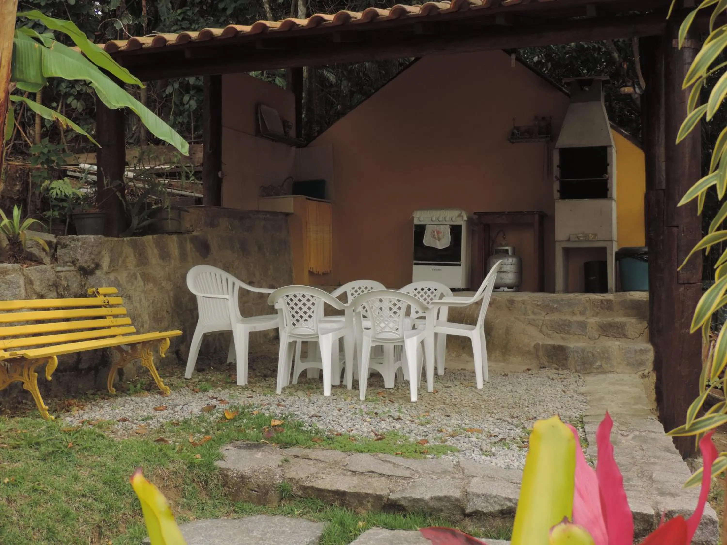 Patio in Pousada Portal das Estrelas