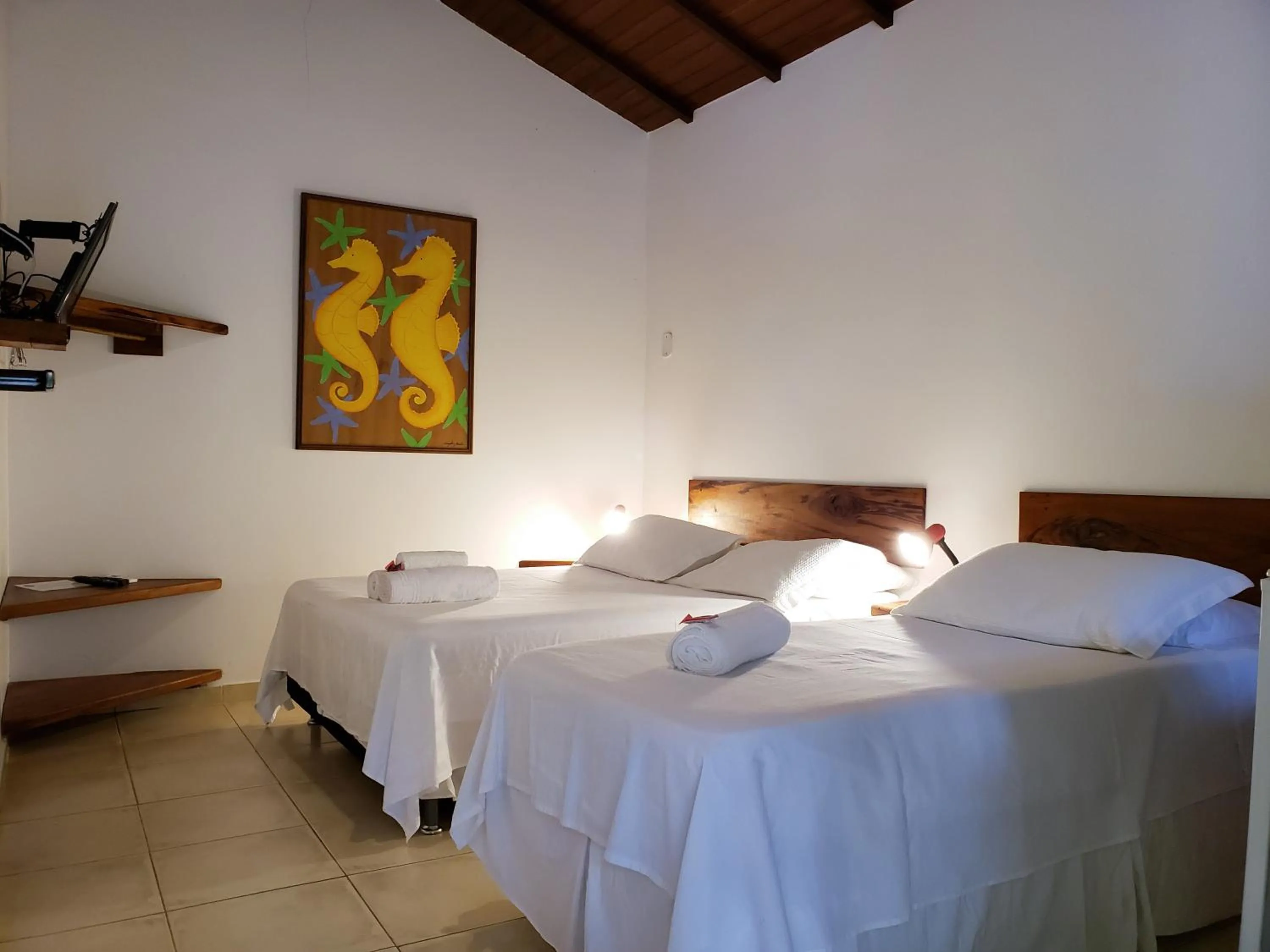 Bed in Pousada Portal das Estrelas