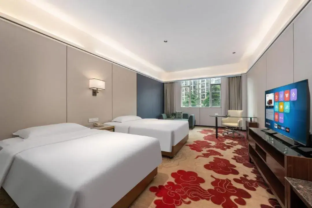 Business Twin Room in Mizparton Hotel South Qianjin Road Business Twin Room in Mizparton Hotel South Qianjin Road